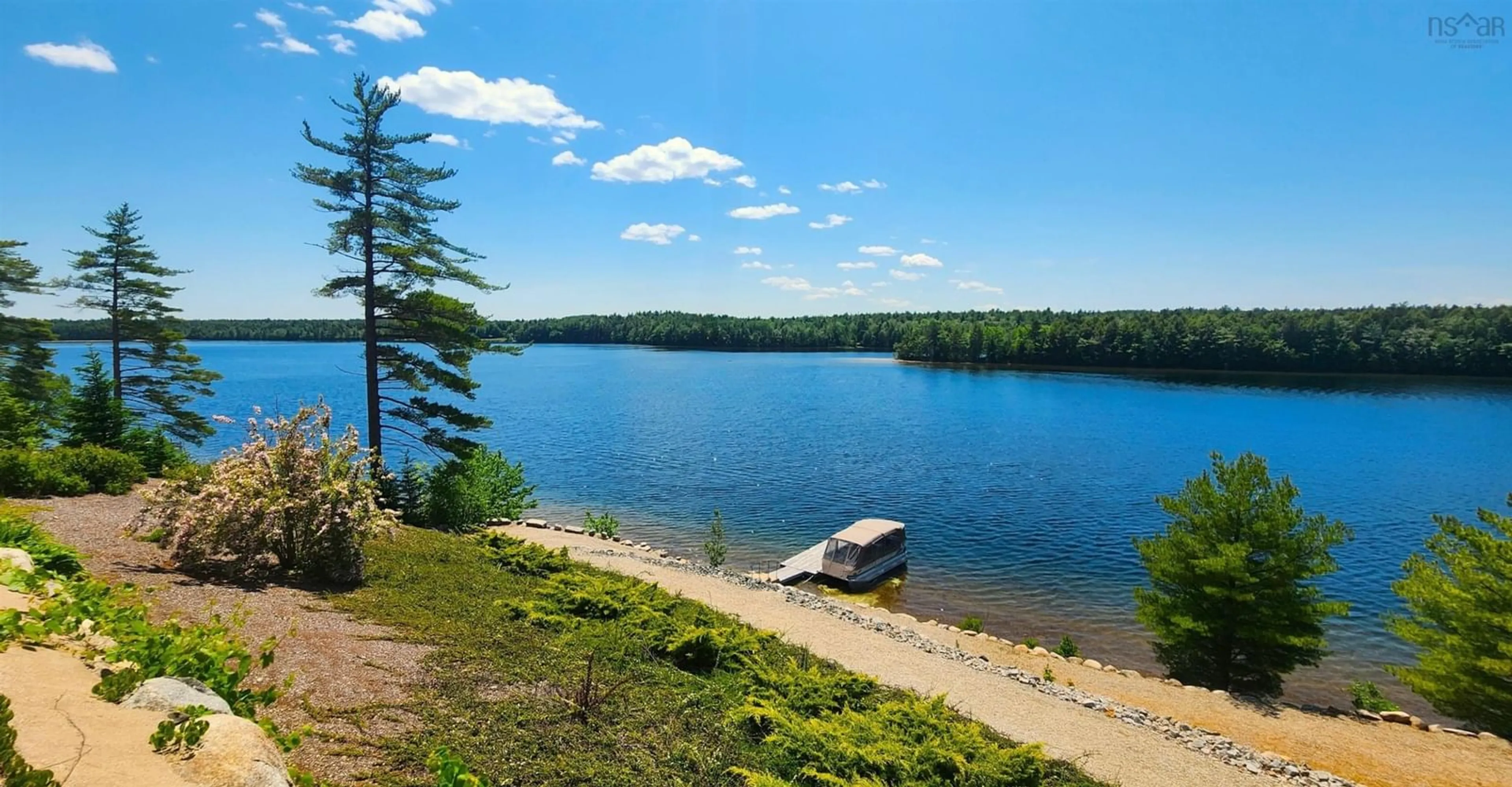 Patio, water/lake/river/ocean view for 409 Aulenback Point Rd, Sweetland Nova Scotia B0J 1E0