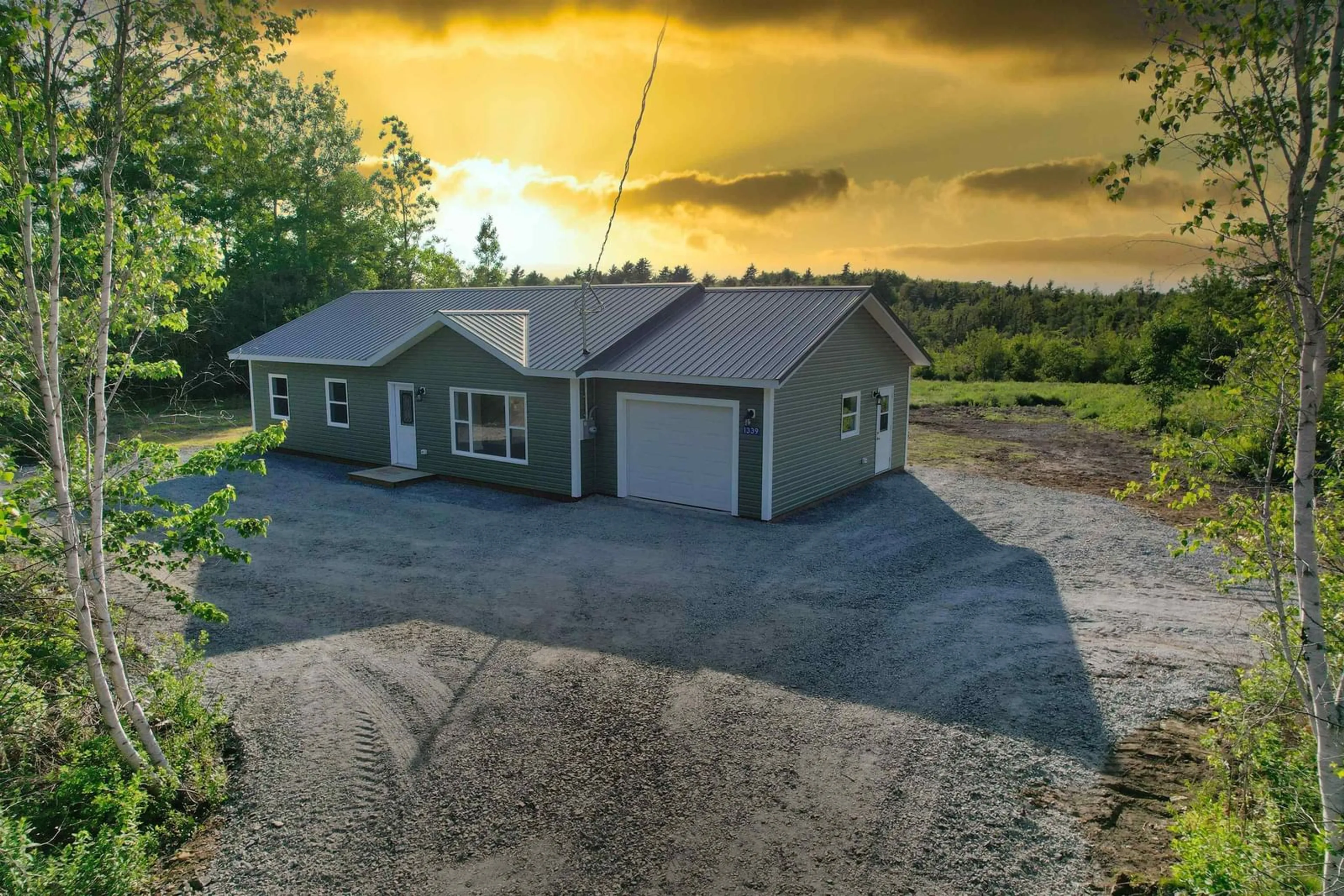 A pic from outside/outdoor area/front of a property/back of a property/a pic from drone, unknown for 1339 Conquerall Rd, Conquerall Mills Nova Scotia B4V 6C7