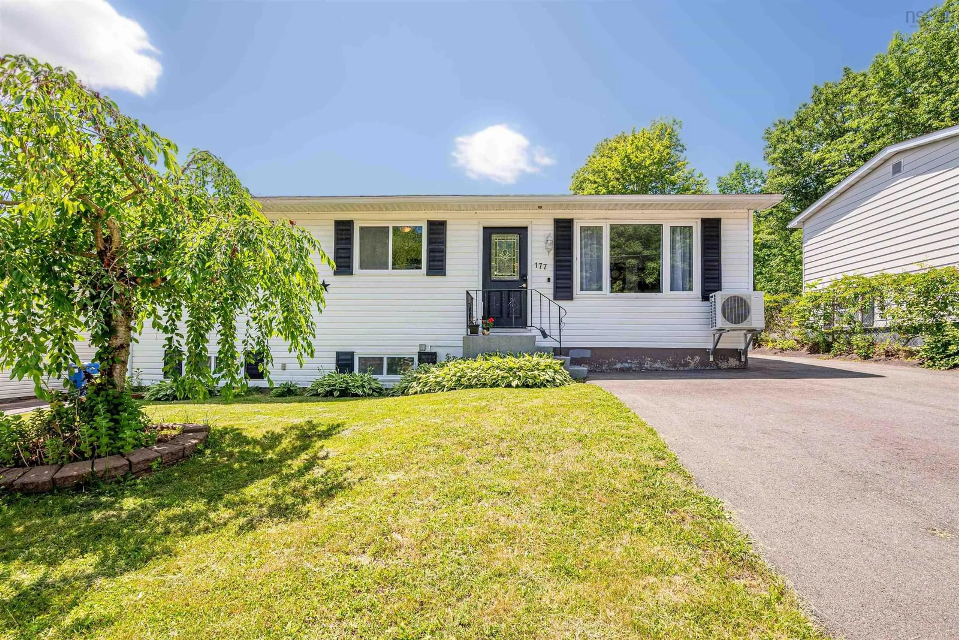 Home with vinyl exterior material, street for 177 Rankin Dr, Lower Sackville Nova Scotia B4G 3B4