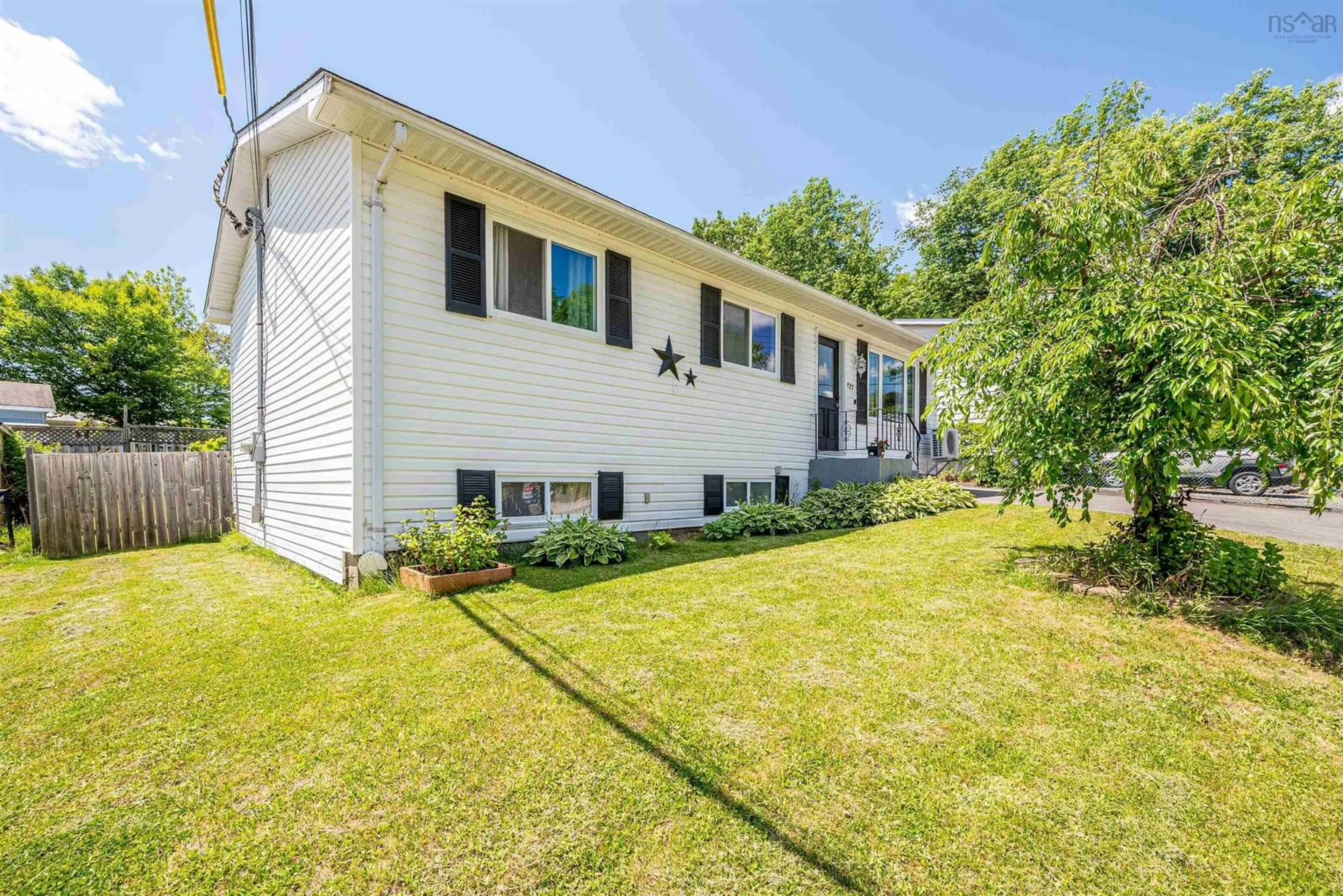 Home with vinyl exterior material, street for 177 Rankin Dr, Lower Sackville Nova Scotia B4G 3B4