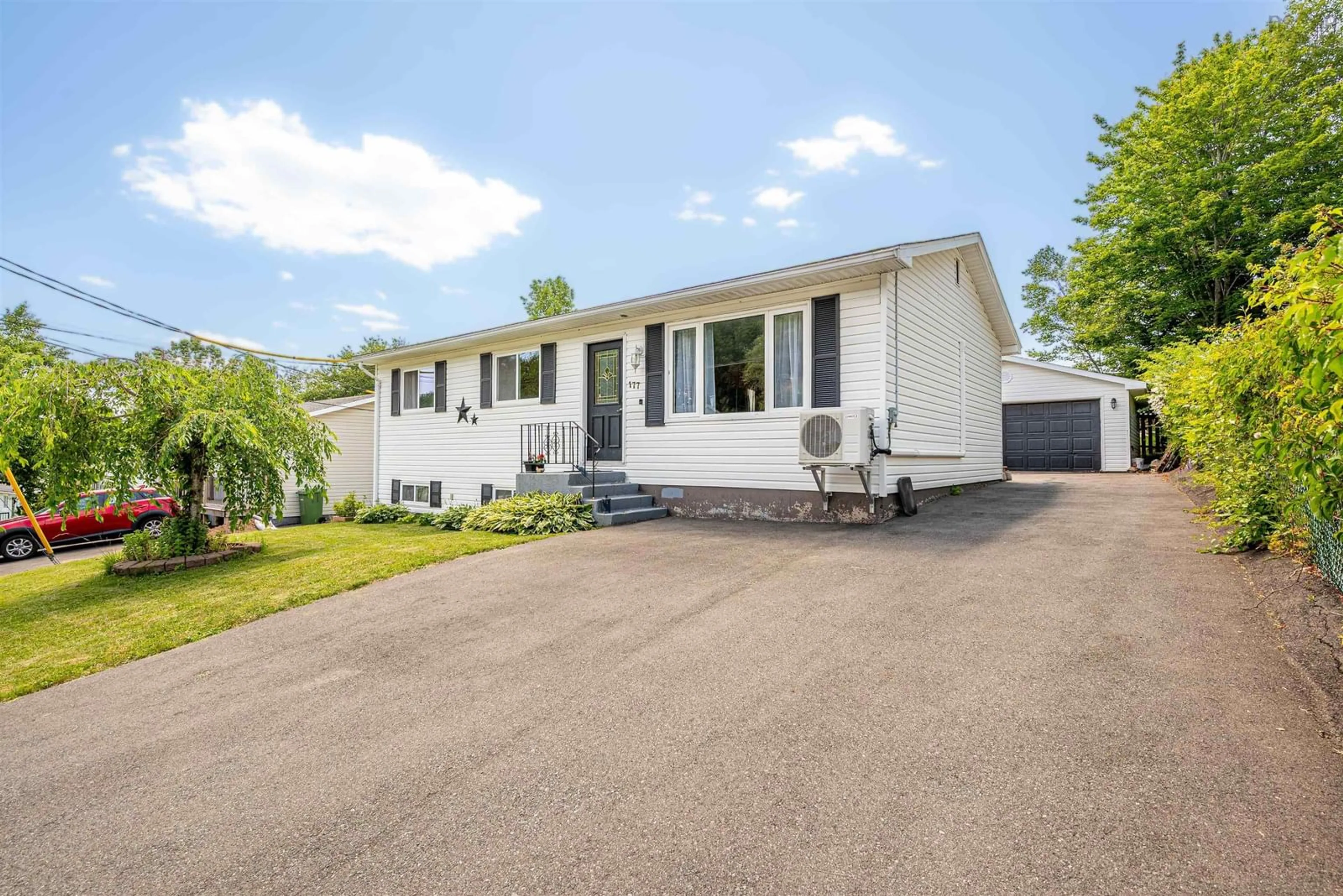 Home with vinyl exterior material, street for 177 Rankin Dr, Lower Sackville Nova Scotia B4G 3B4
