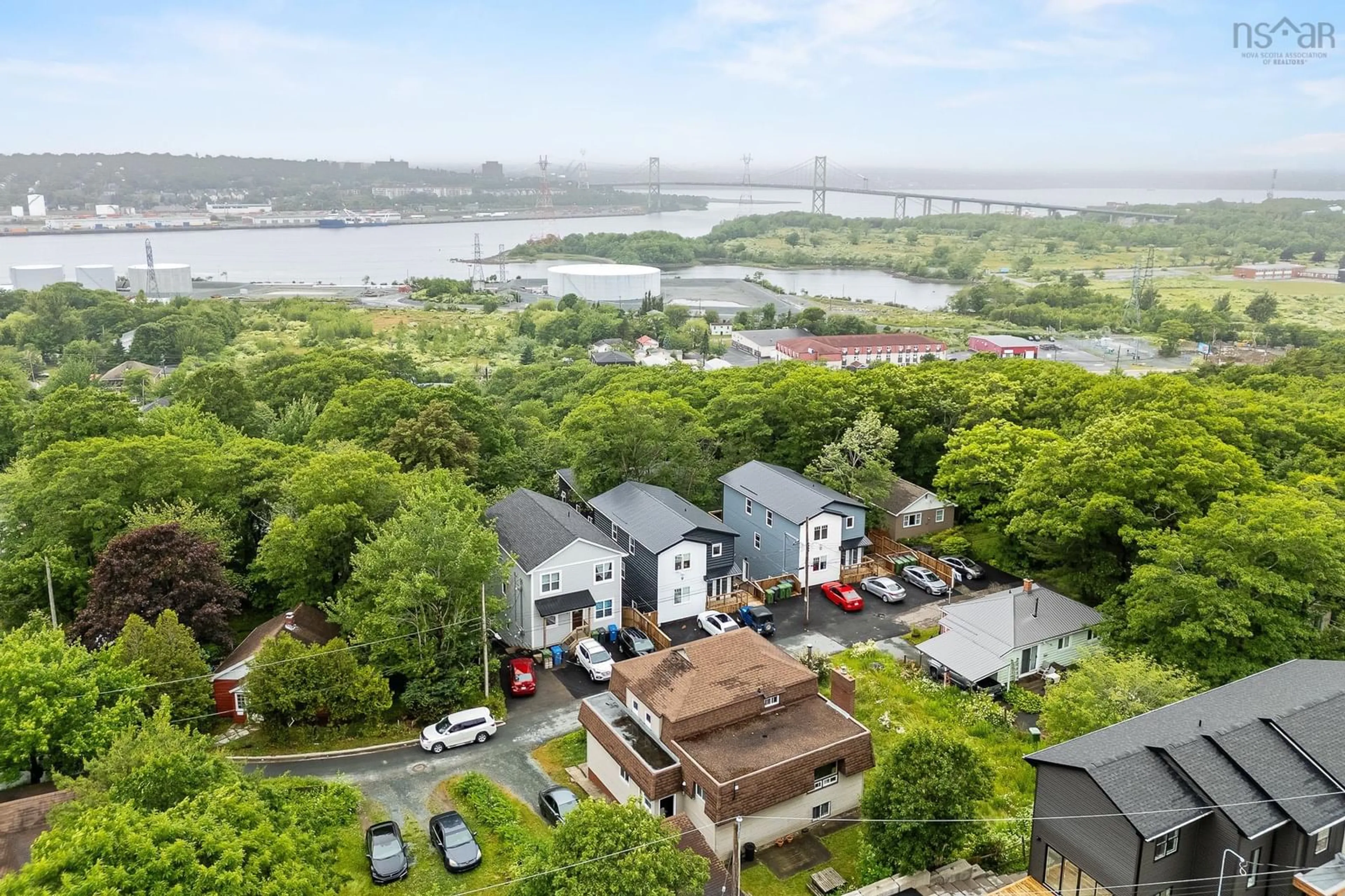 A pic from outside/outdoor area/front of a property/back of a property/a pic from drone, water/lake/river/ocean view for 9 Hilchie Rd, Dartmouth Nova Scotia B3A 1T5