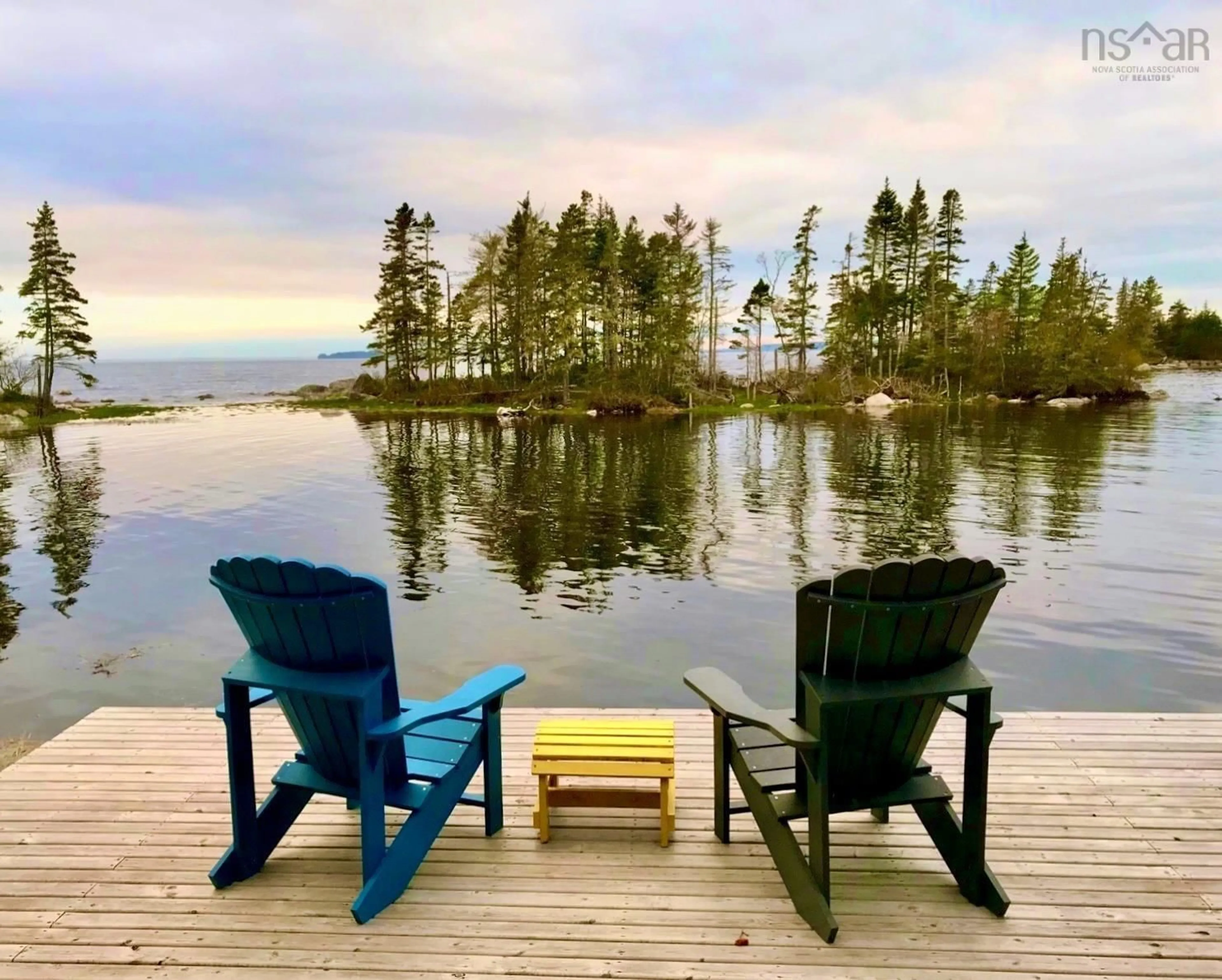 Patio, water/lake/river/ocean view for 7187 Highway 329, East River Nova Scotia B0J 1T0
