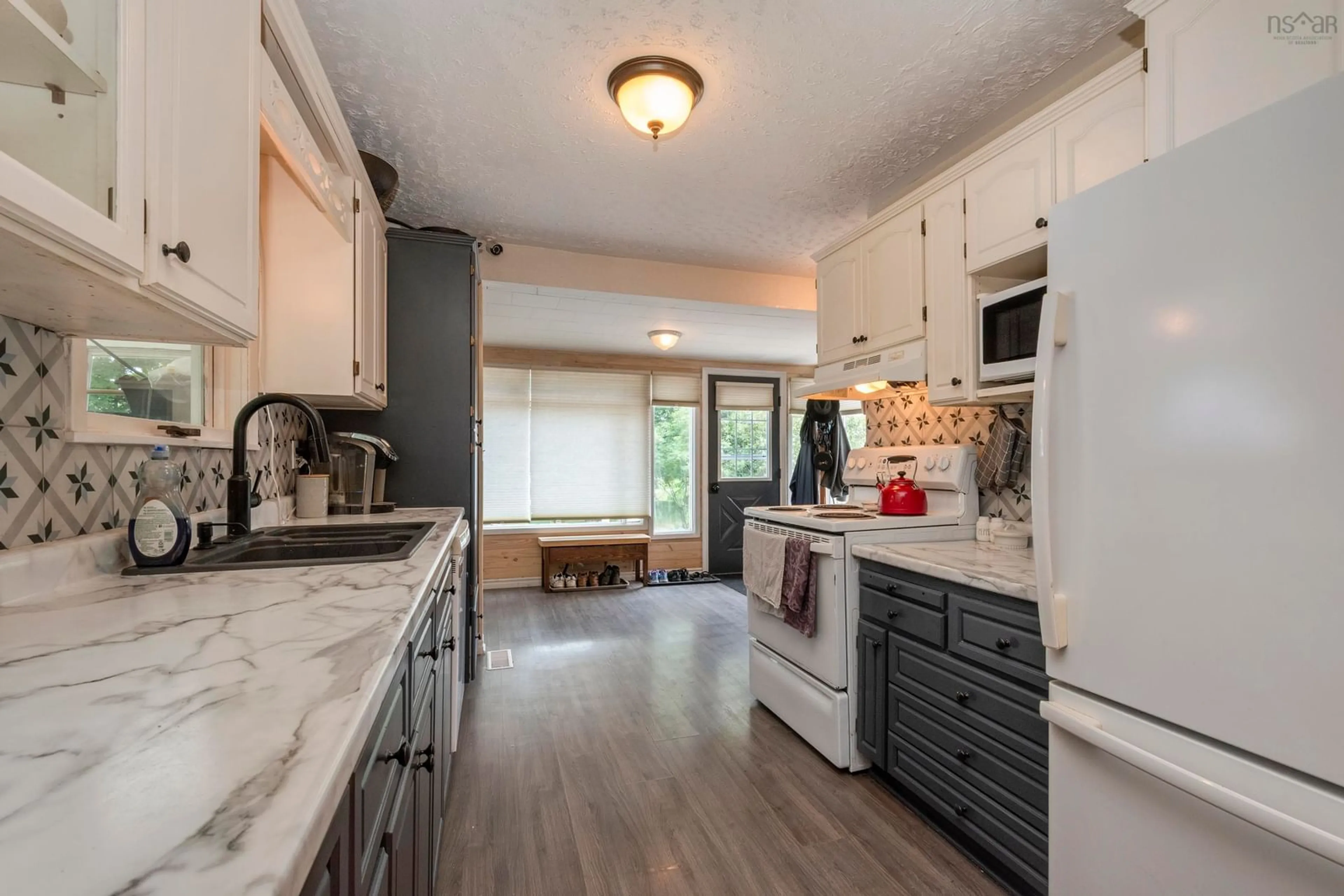 Open concept kitchen, ceramic/tile floor for 1604 Maple St, Kingston Nova Scotia B0P 1R0