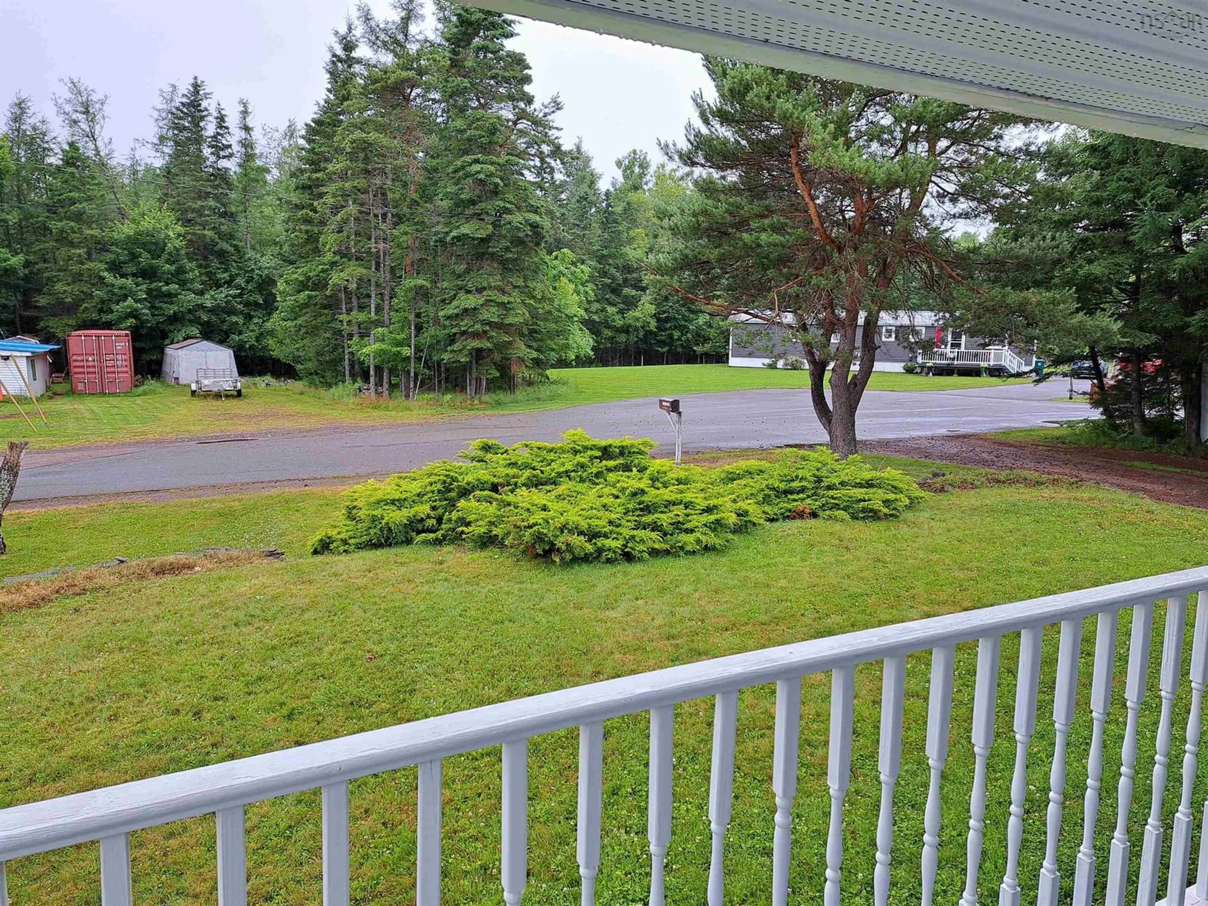 Patio, forest/trees view for 16 Kay Crt, Valley Nova Scotia B6L 3T3
