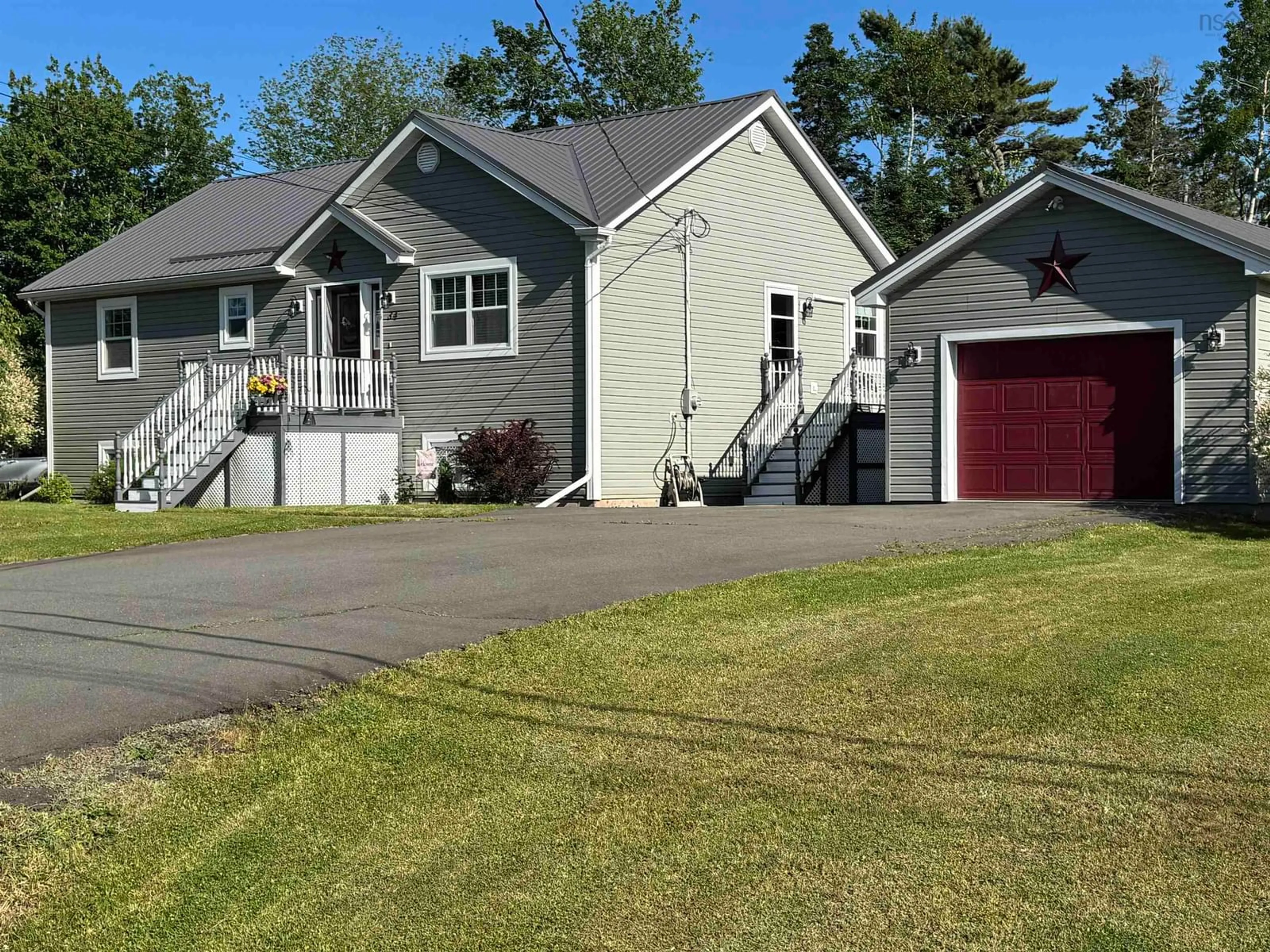 Home with vinyl exterior material, street for 34 Austin Ave, Valley Nova Scotia B2N 0B1