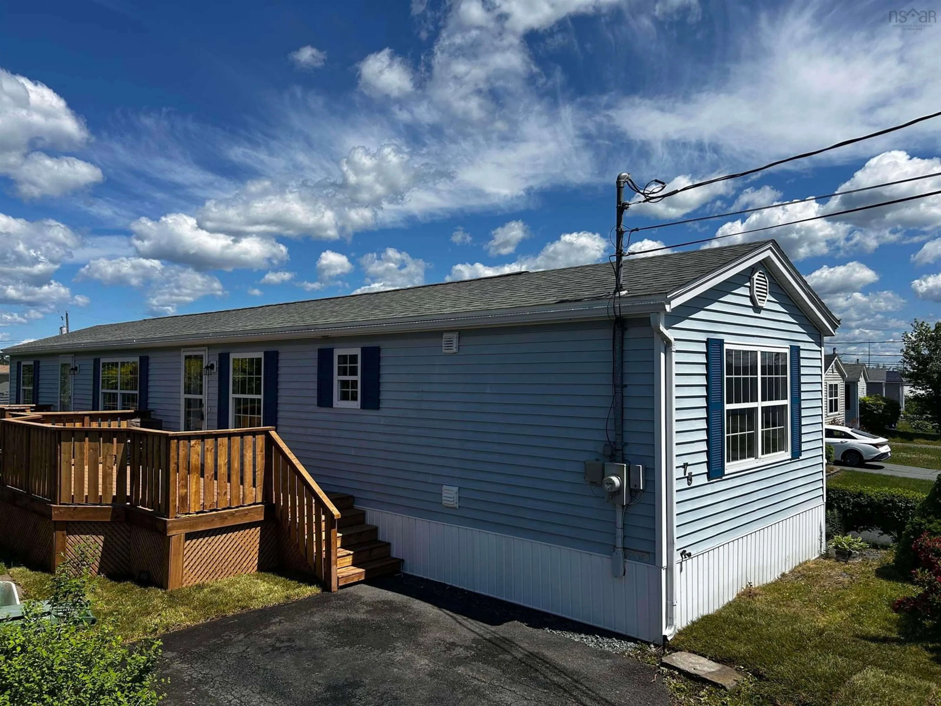 Home with vinyl exterior material, street for 75 Fredericks Lane, Eastern Passage Nova Scotia B3G 1T1