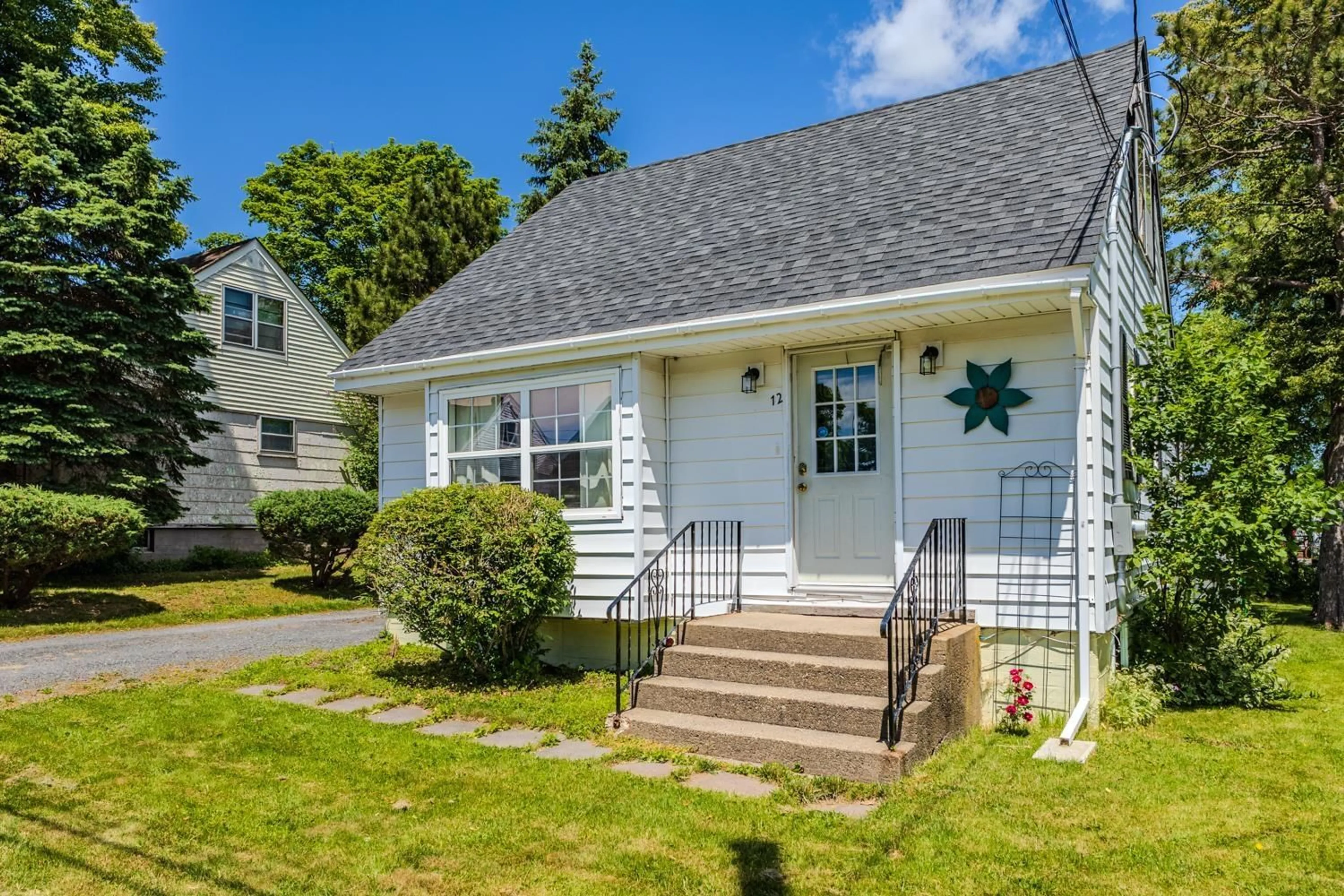 Home with vinyl exterior material, street for 12 Cambey Ave, Stellarton Nova Scotia B0K 1S0