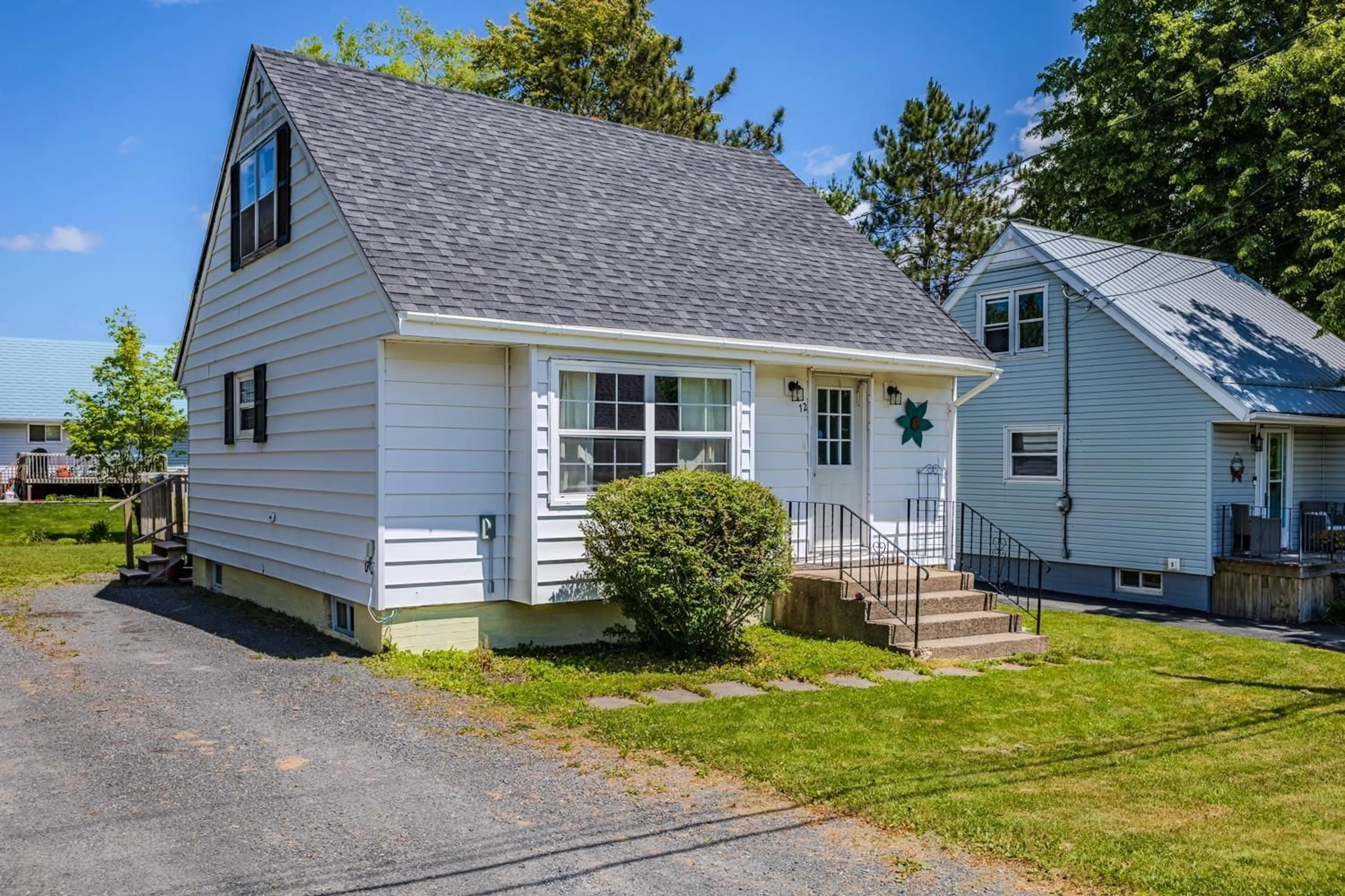 Home with vinyl exterior material, street for 12 Cambey Ave, Stellarton Nova Scotia B0K 1S0
