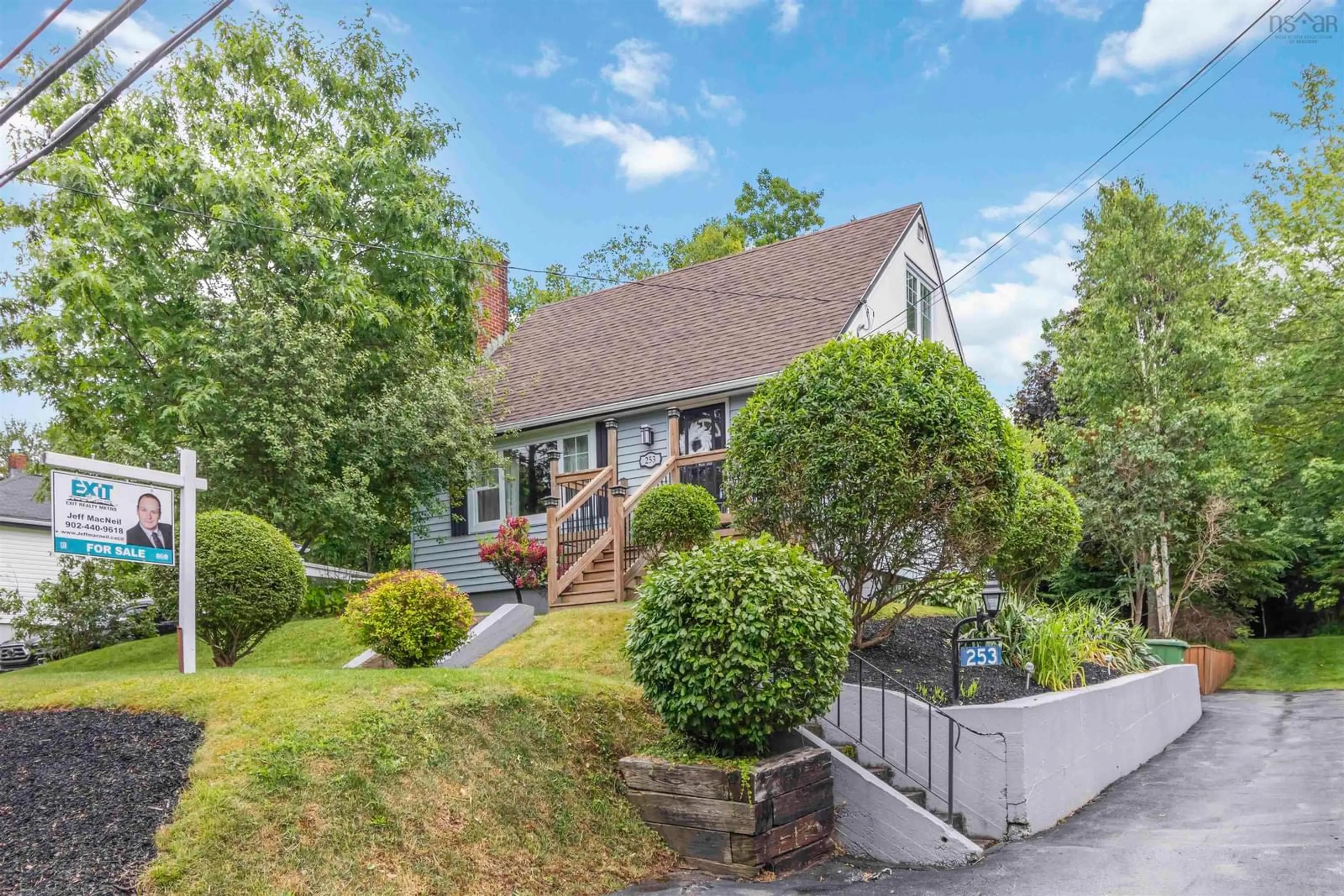 A pic from outside/outdoor area/front of a property/back of a property/a pic from drone, street for 253 Salmon River Dr, Westphal Nova Scotia B2Z 1M6