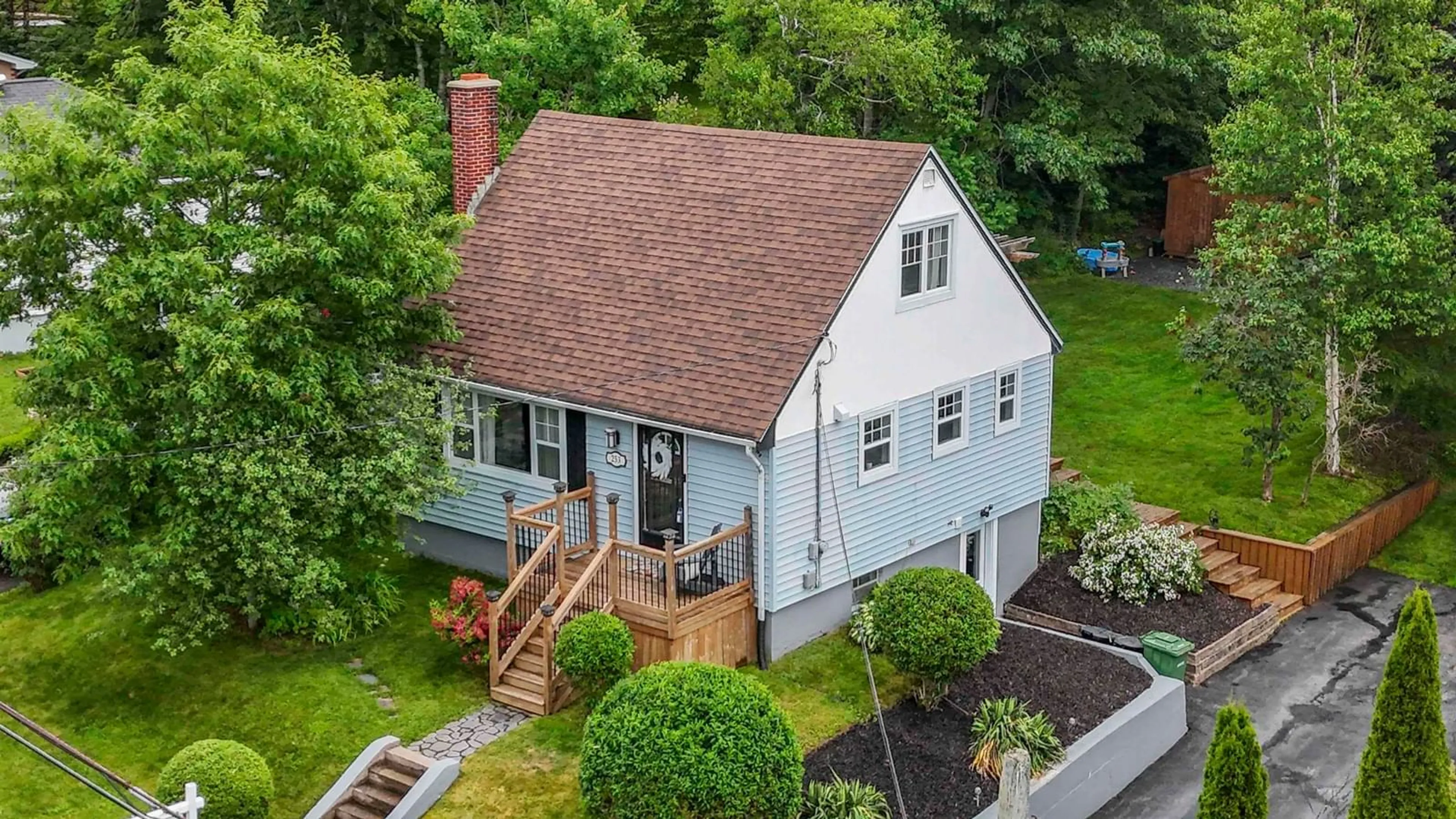 A pic from outside/outdoor area/front of a property/back of a property/a pic from drone, street for 253 Salmon River Dr, Westphal Nova Scotia B2Z 1M6