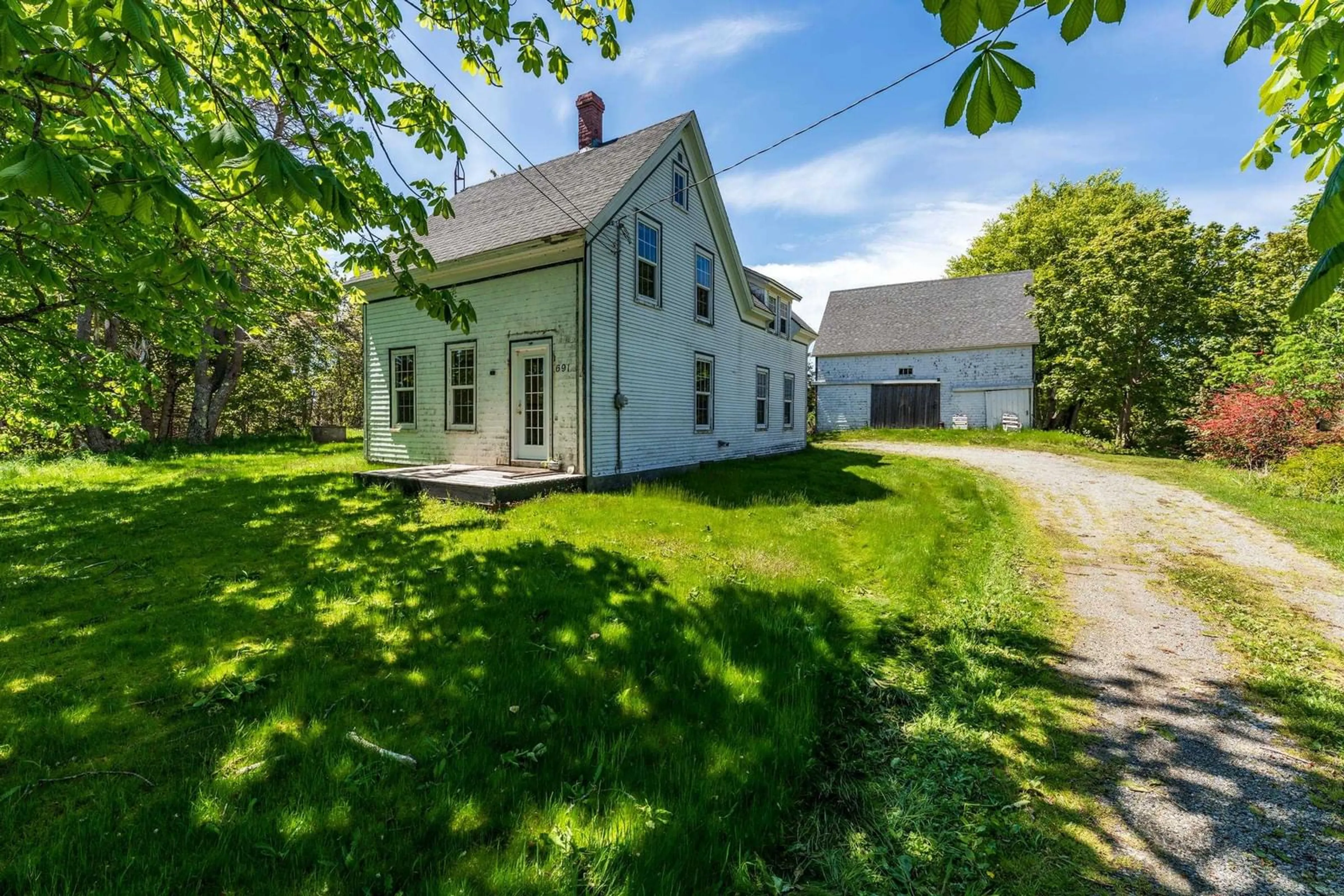 A pic from outside/outdoor area/front of a property/back of a property/a pic from drone, building for 691 Bear Cove Road, St. Alphonse Nova Scotia B0W 2J0