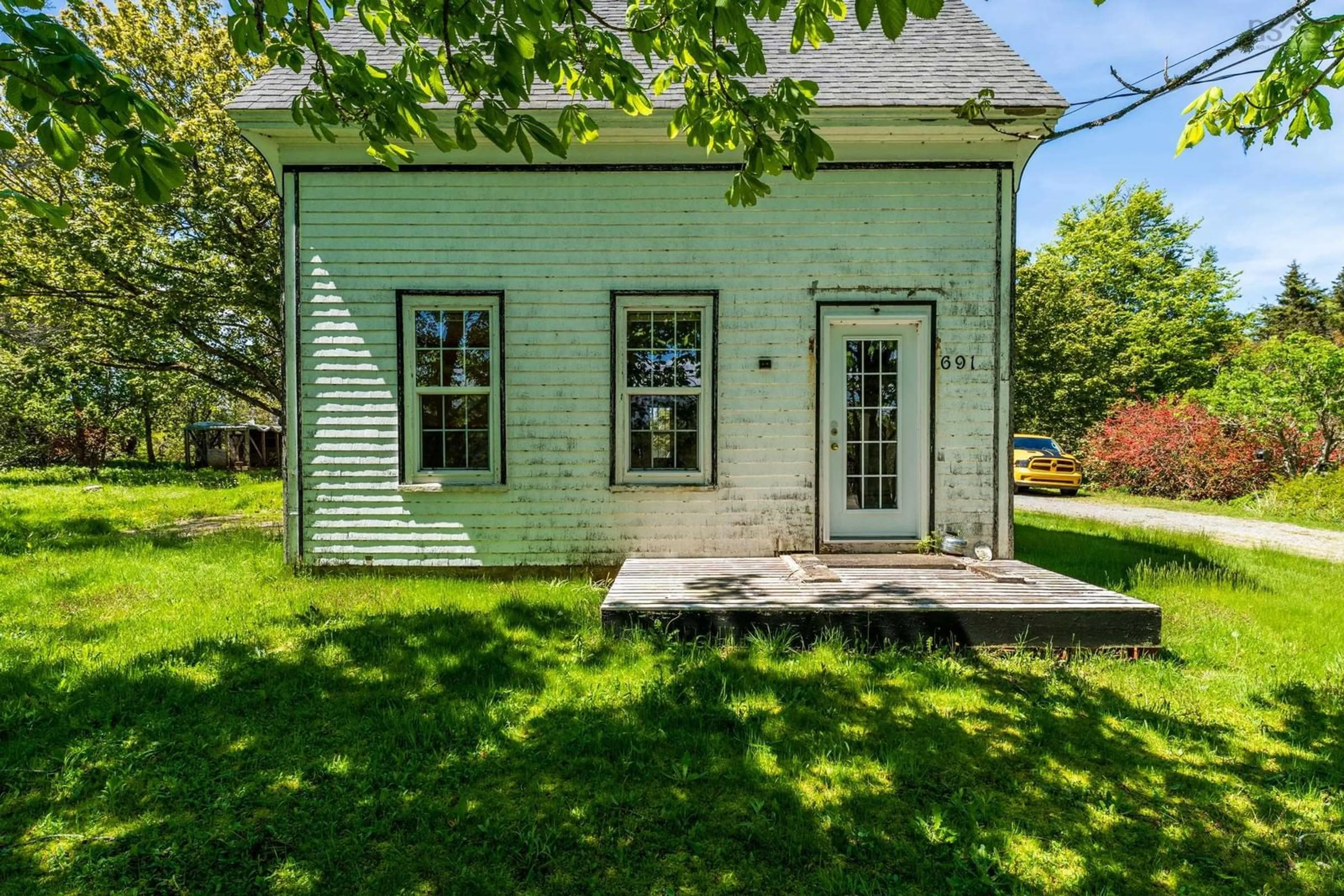 Home with vinyl exterior material, street for 691 Bear Cove Road, St. Alphonse Nova Scotia B0W 2J0