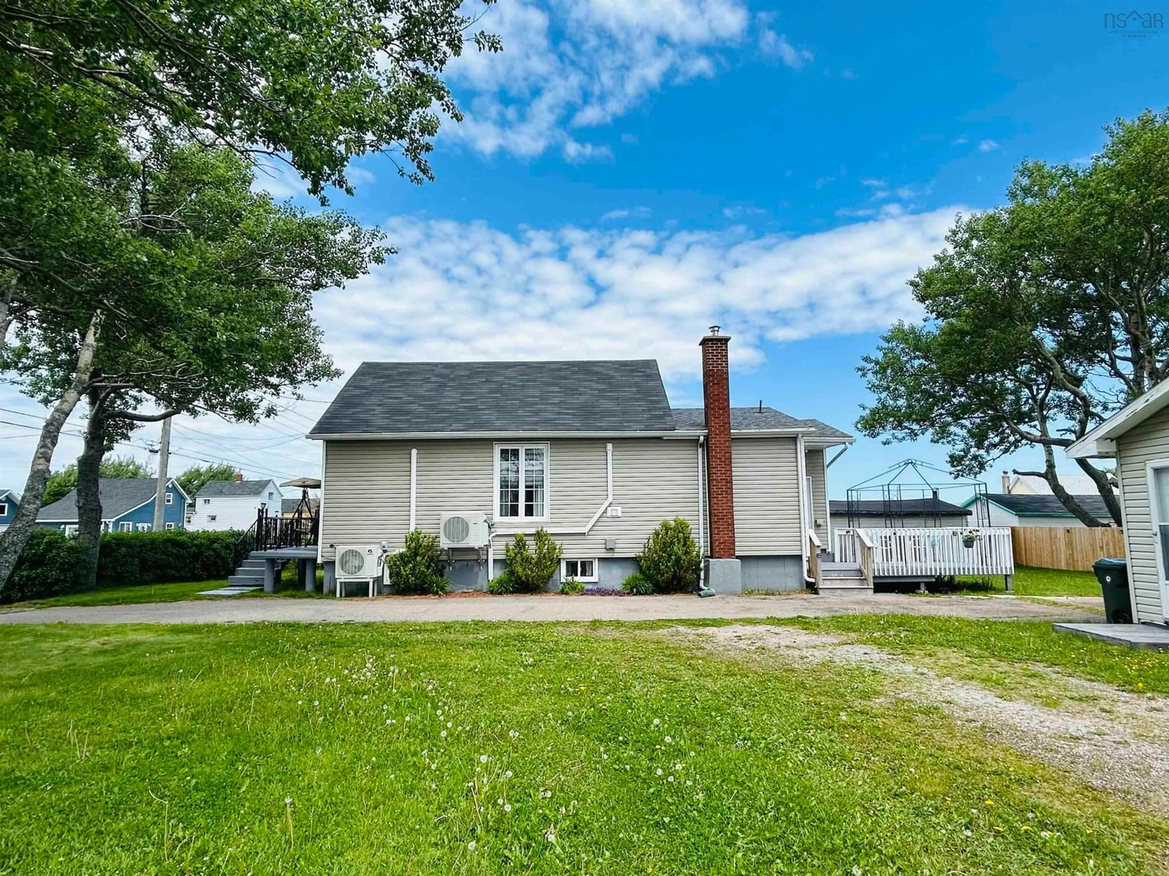 A pic from outside/outdoor area/front of a property/back of a property/a pic from drone, unknown for 11/13 Gordon Street, Glace Bay Nova Scotia B1A 3Z1