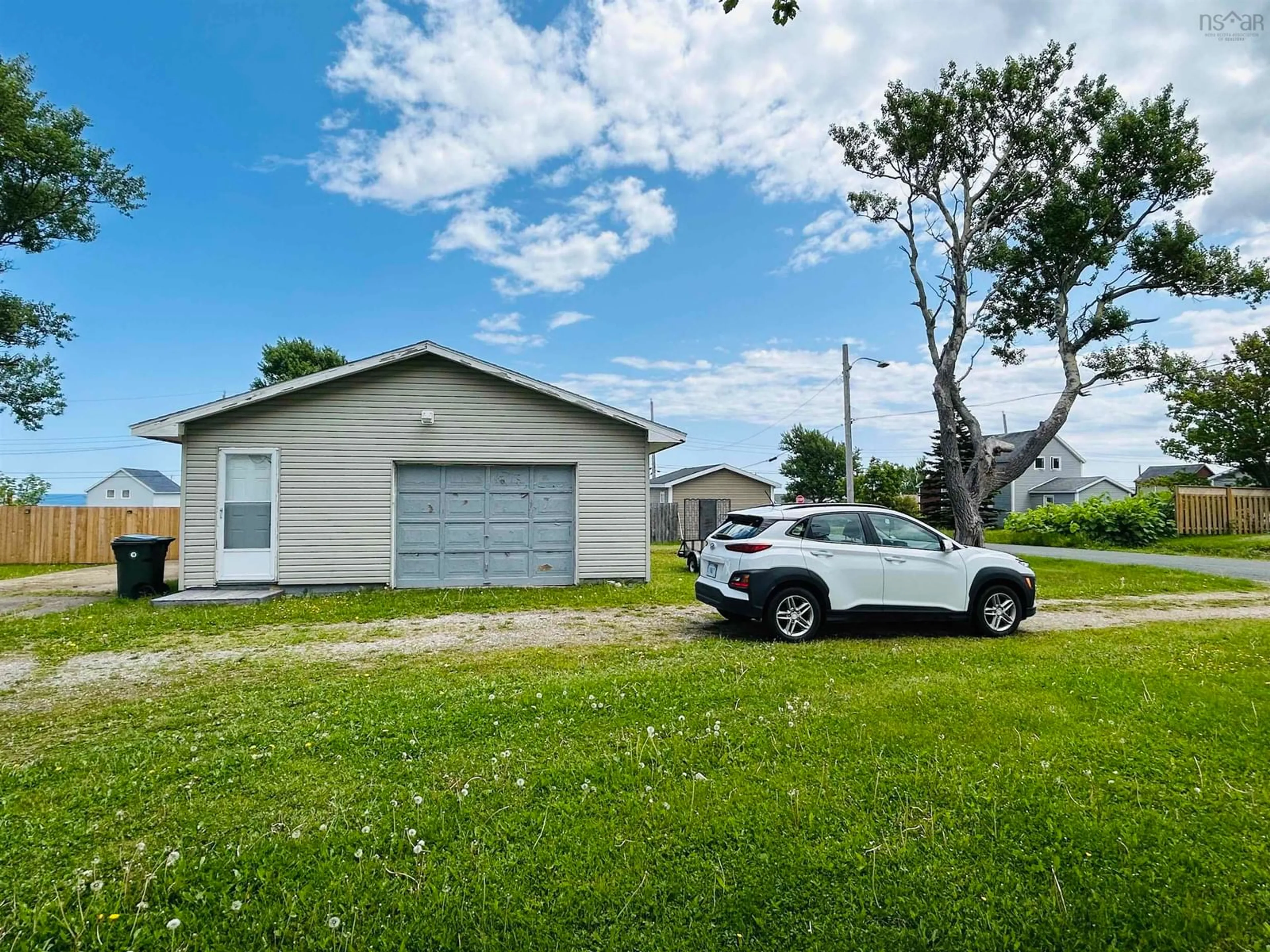 A pic from outside/outdoor area/front of a property/back of a property/a pic from drone, water/lake/river/ocean view for 11/13 Gordon Street, Glace Bay Nova Scotia B1A 3Z1