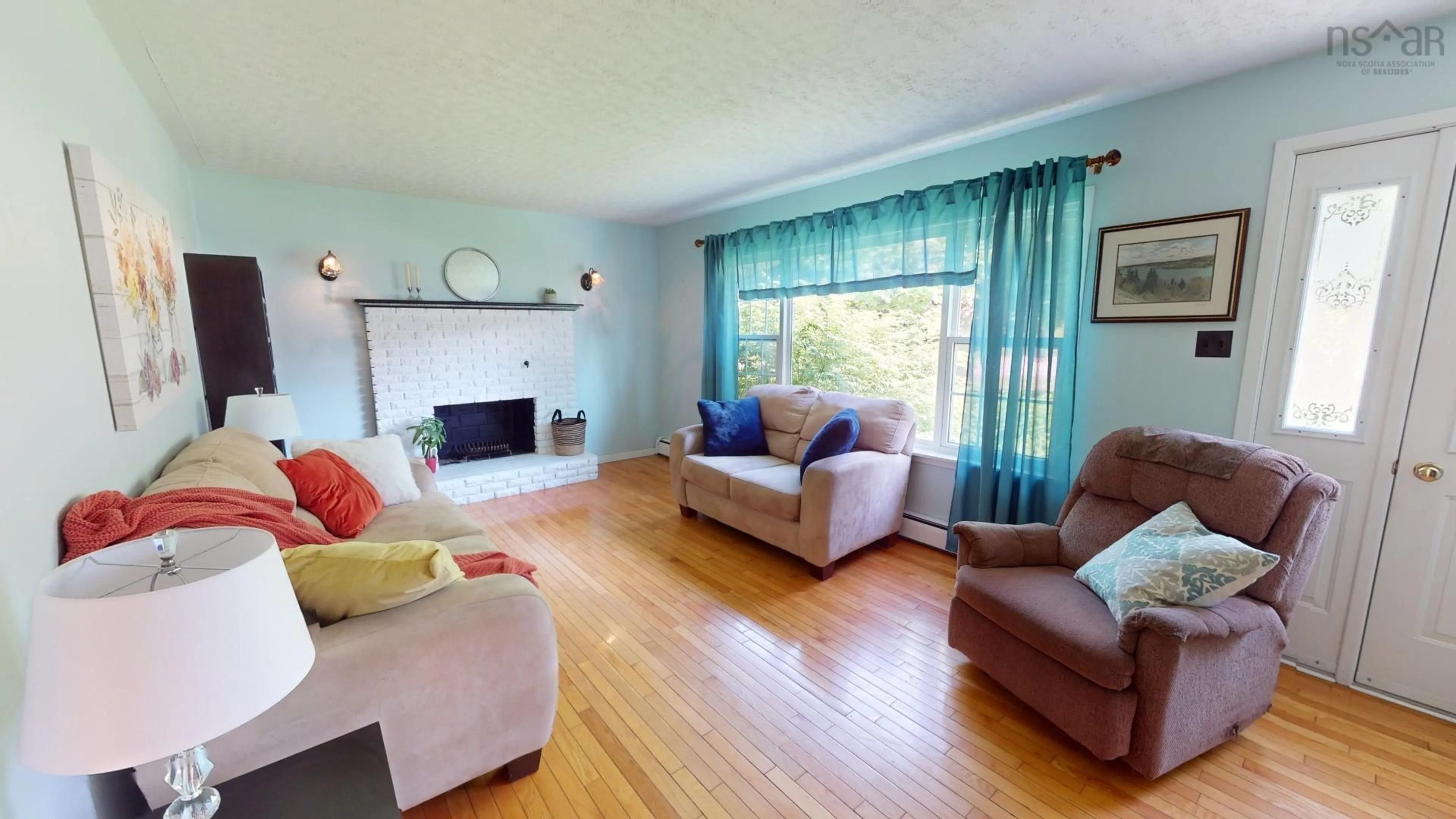 Living room with furniture, wood/laminate floor for 4726 Sunrise Trail, Antigonish Nova Scotia B2G 2L4