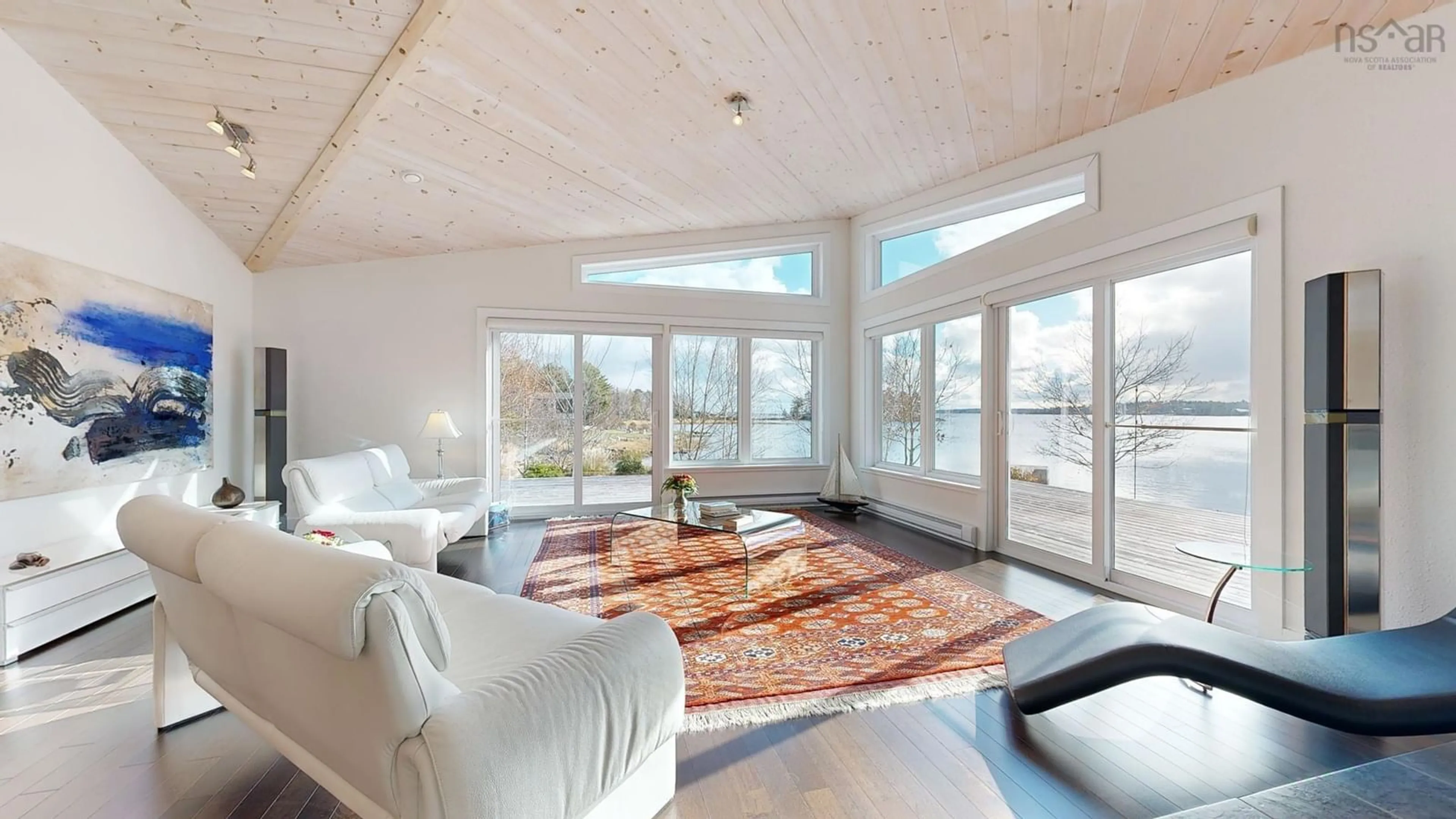 Living room with furniture, unknown for 668 Highway 331, East Port Medway Nova Scotia B0J 2H0