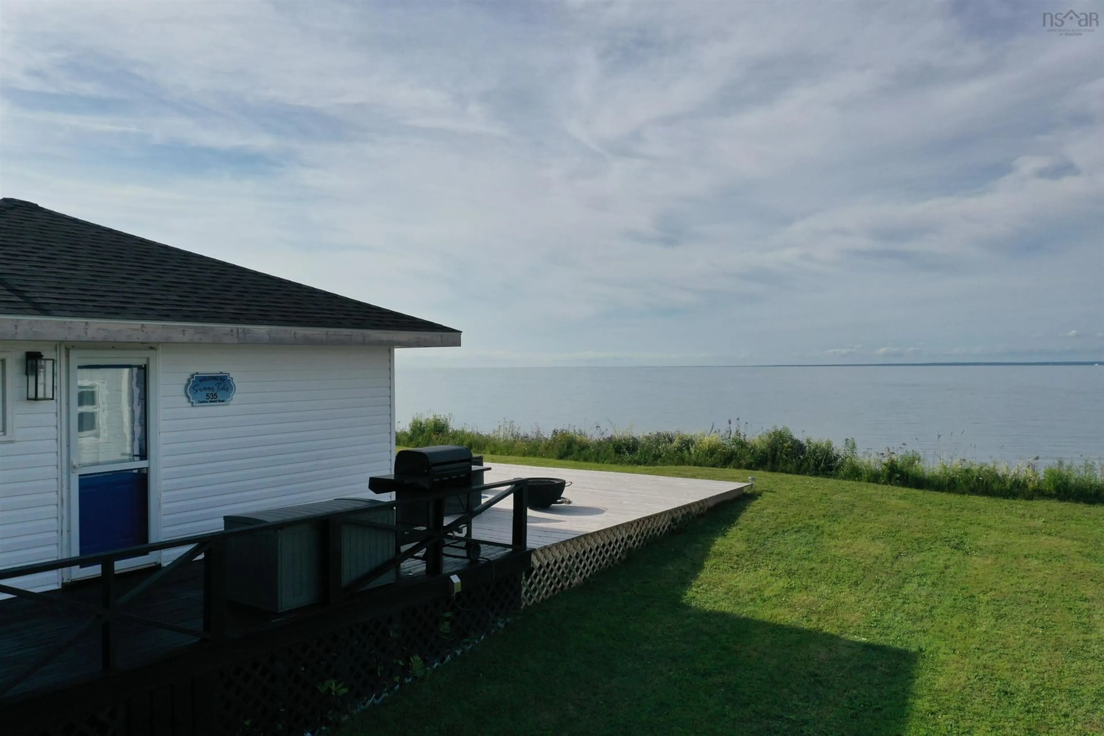 Patio, water/lake/river/ocean view for 535 Caribou Island Rd, Caribou Island Nova Scotia B0K 1H0