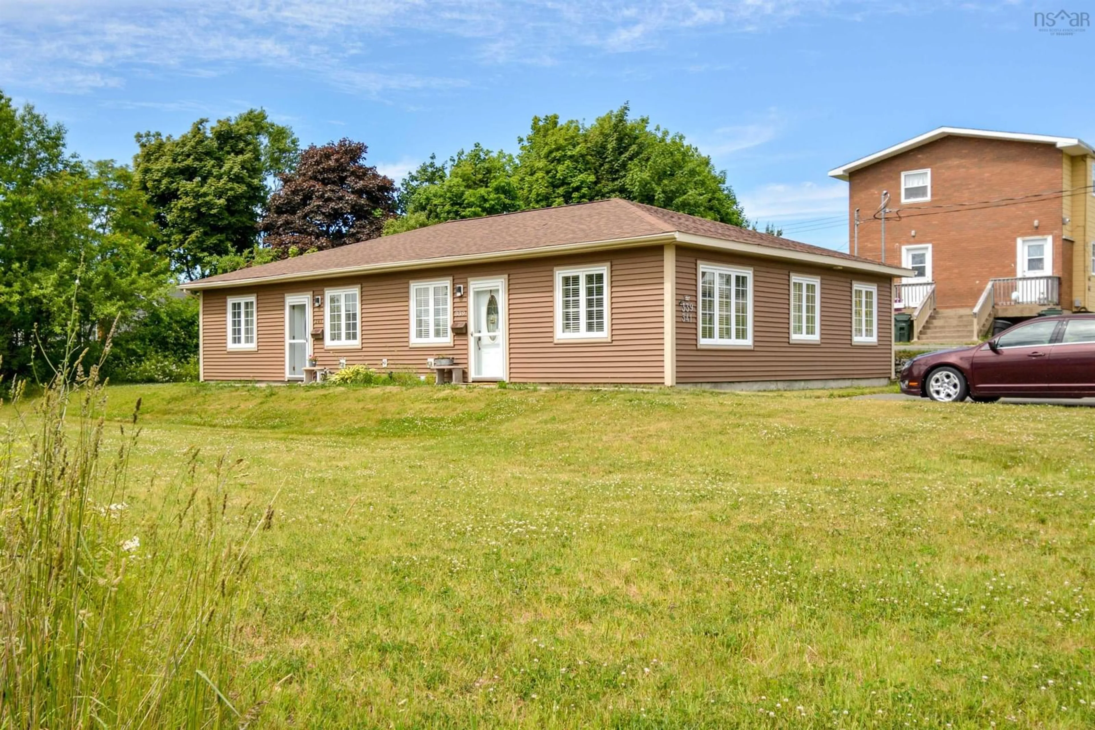 A pic from outside/outdoor area/front of a property/back of a property/a pic from drone, building for 339-341 Mcconnell Dr, Sydney Nova Scotia B1P 3V5
