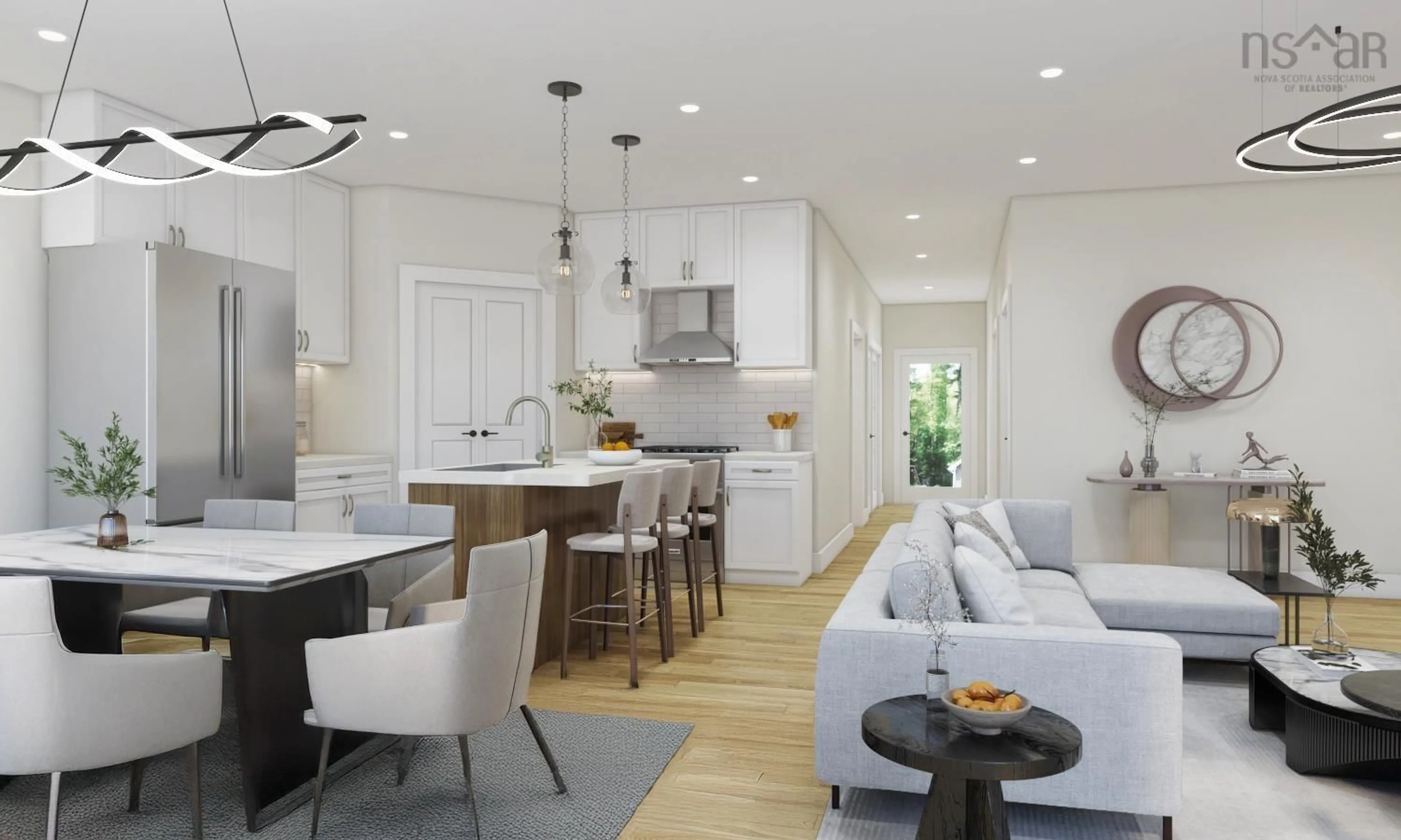 Open concept kitchen, unknown for 141B Roundhouse Dr, Bridgewater Nova Scotia B4V 9A9