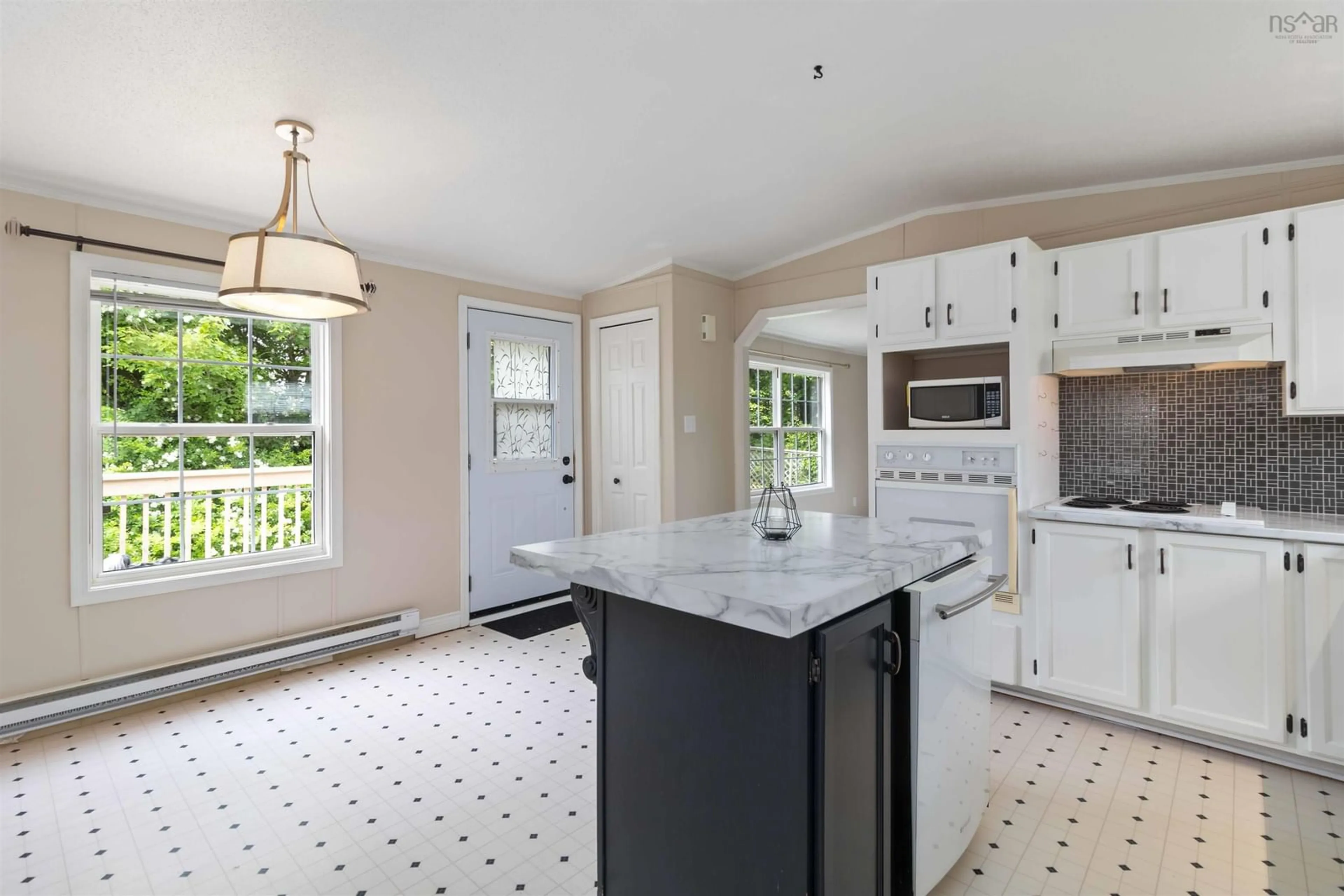 Open concept kitchen, ceramic/tile floor for 12 Coleton Crt, Lower Sackville Nova Scotia B4C 2T5
