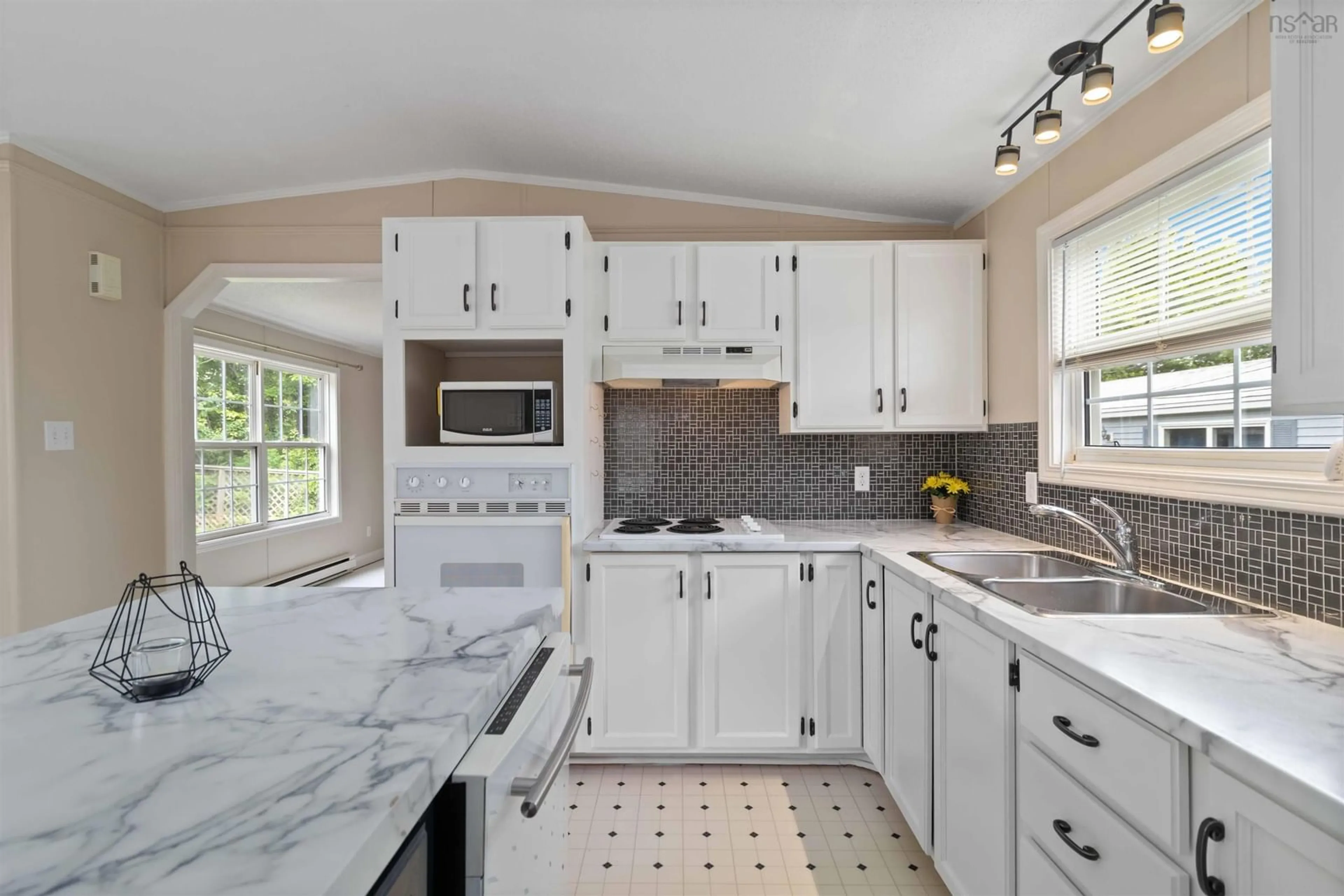 Open concept kitchen, ceramic/tile floor for 12 Coleton Crt, Lower Sackville Nova Scotia B4C 2T5