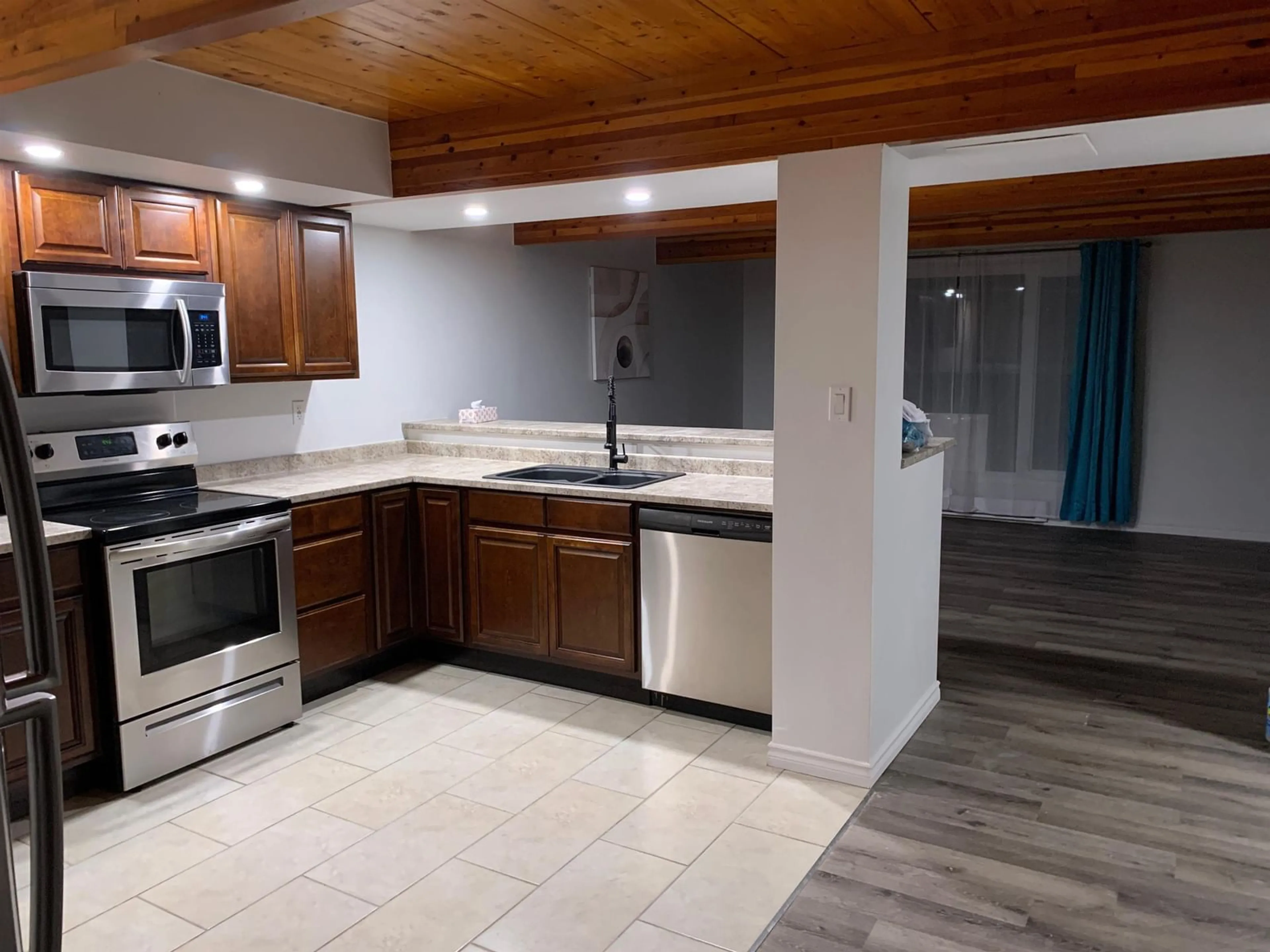 Open concept kitchen, ceramic/tile floor for 114 Ridge Valley Rd, Spryfield Nova Scotia B3P 2J9