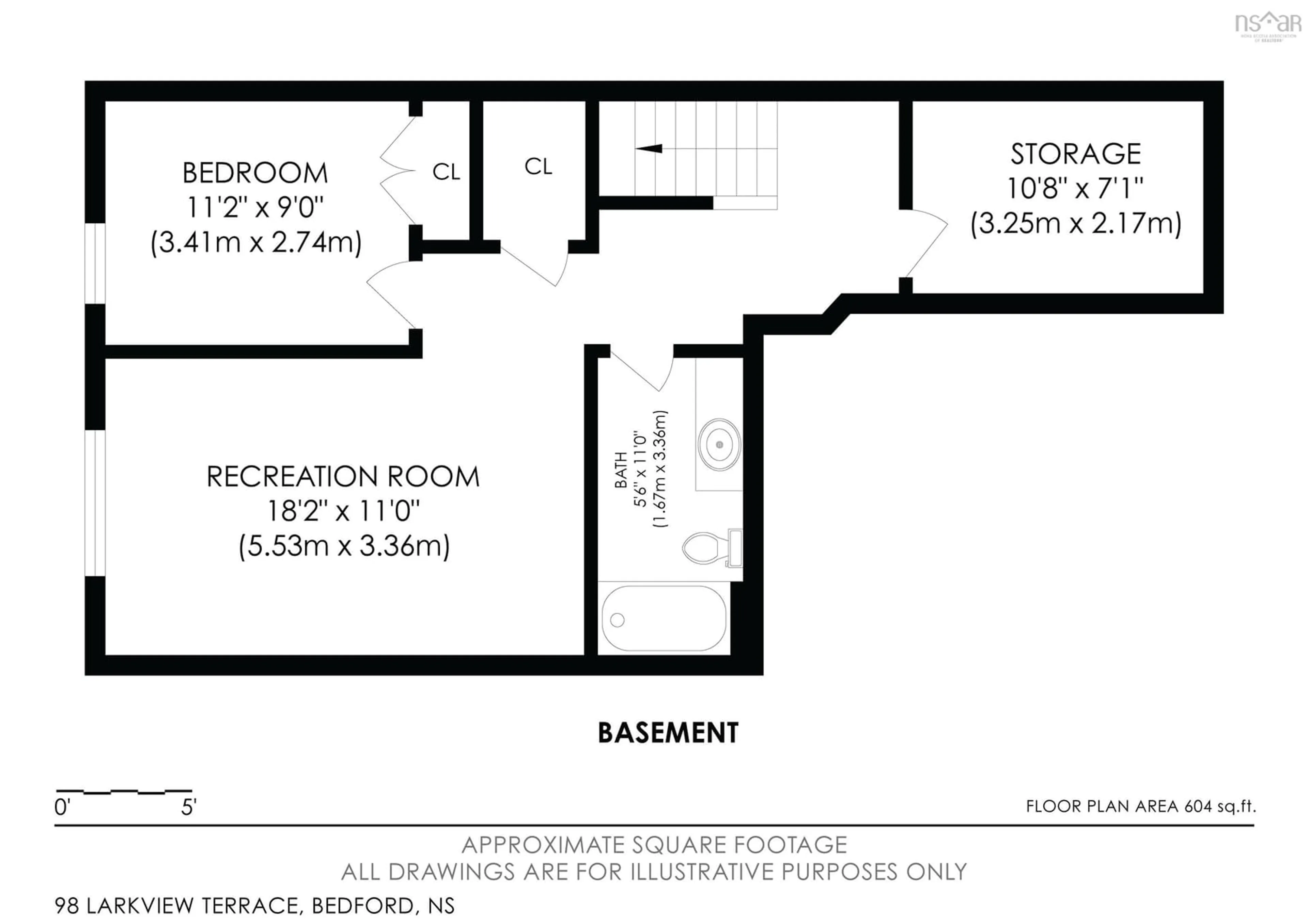 Floor plan for 98 Larkview Terr, Bedford Nova Scotia B4B 0M4