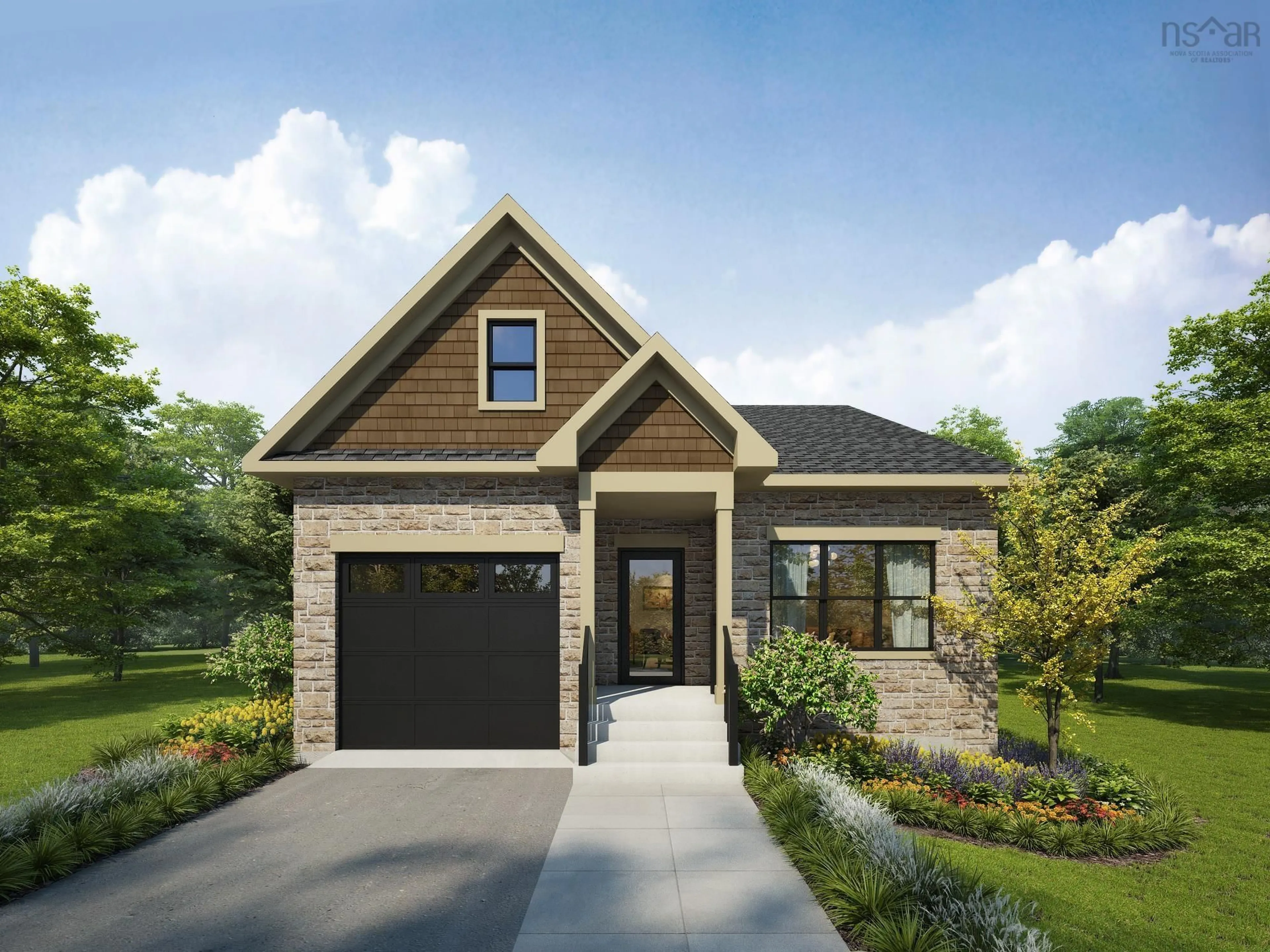 Home with brick exterior material, street for Gardenia Way #GW-38, Dartmouth Nova Scotia B2X 0C8