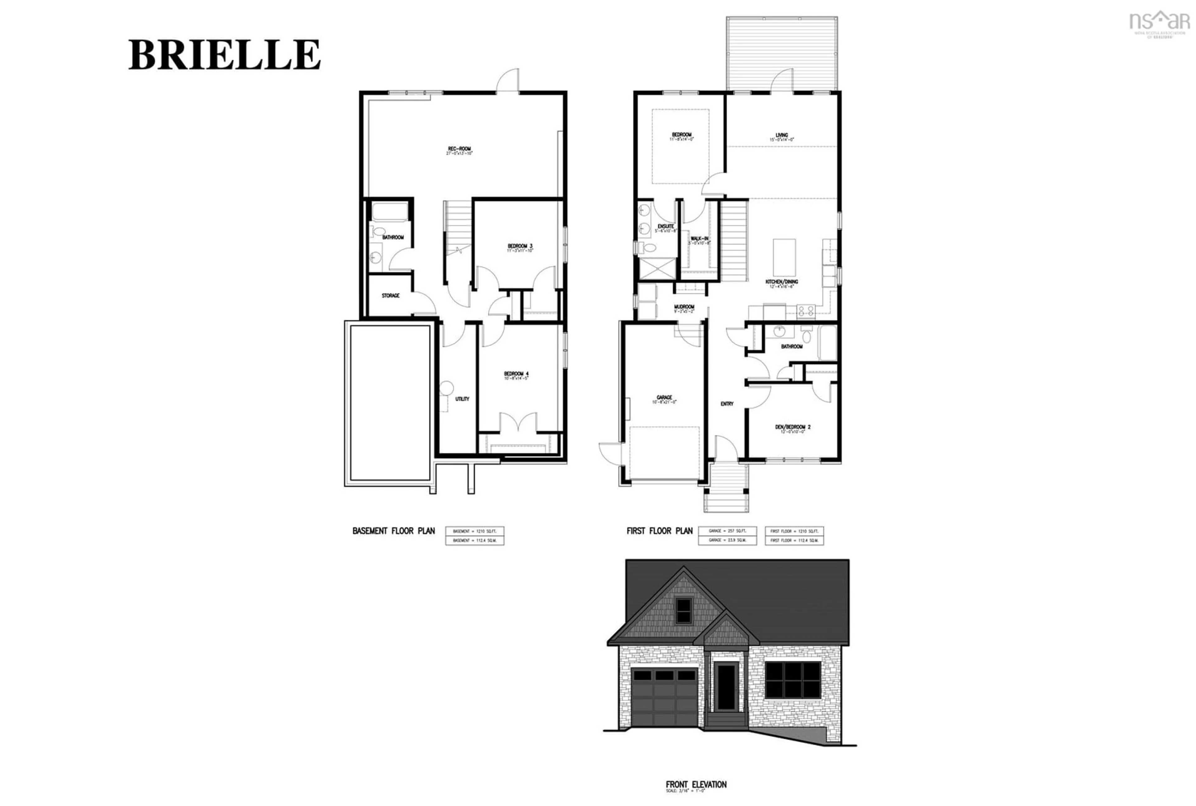 Floor plan for Gardenia Way #GW-38, Dartmouth Nova Scotia B2X 0C8