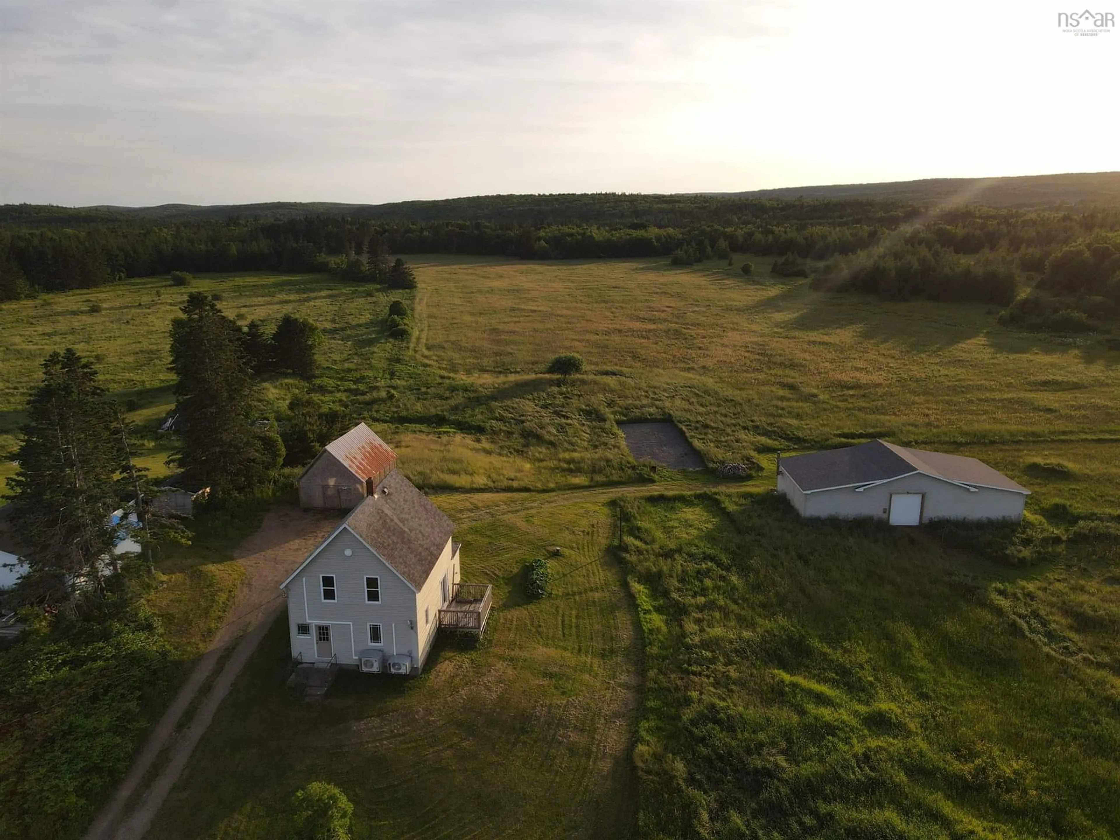 A pic from outside/outdoor area/front of a property/back of a property/a pic from drone, building for 746 Intervale Rd, Rock Elm Nova Scotia B1K 1S9