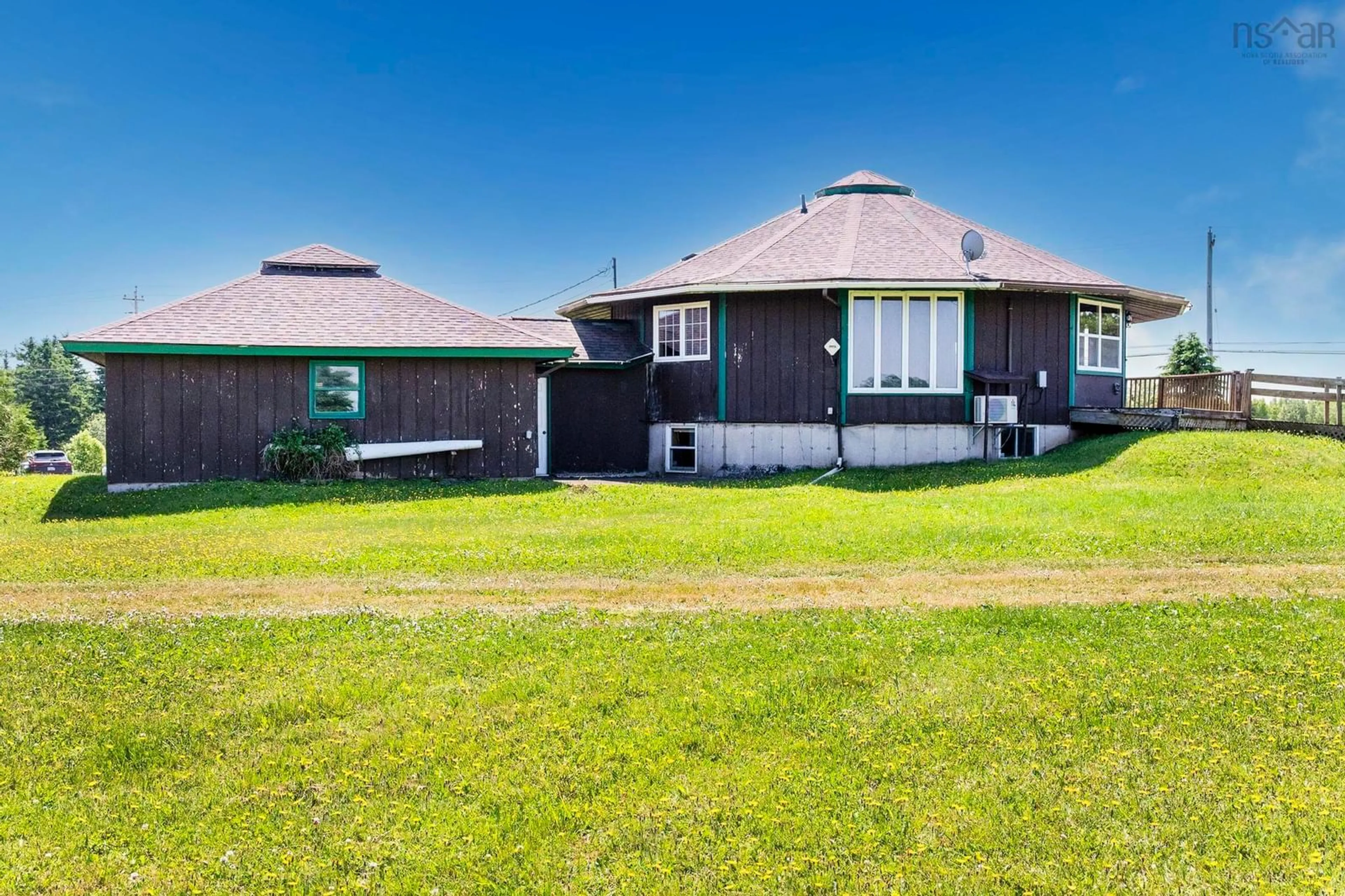 A pic from outside/outdoor area/front of a property/back of a property/a pic from drone, building for 11391 Highway 2, Masstown Nova Scotia B0M 1G0