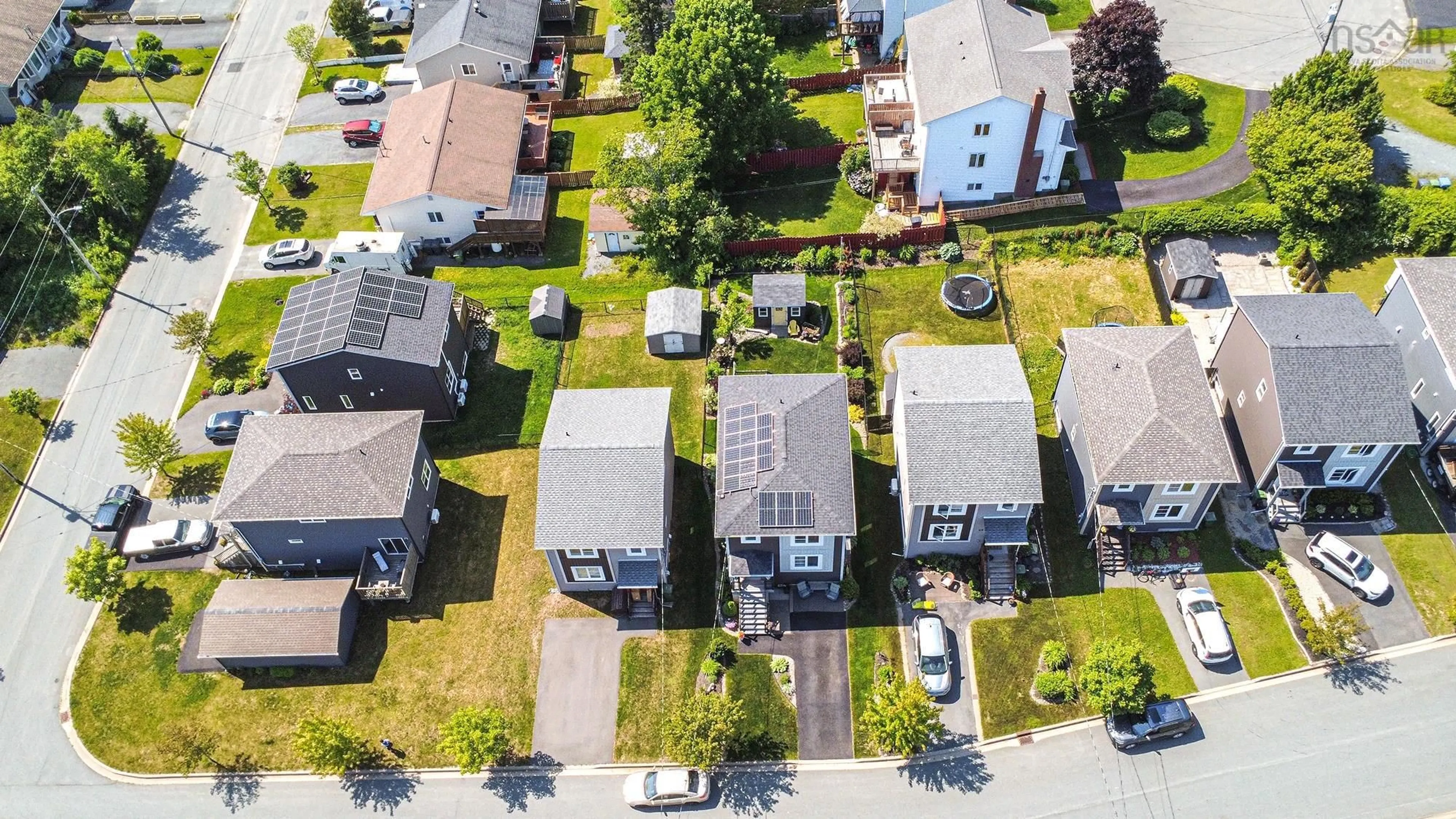 A pic from outside/outdoor area/front of a property/back of a property/a pic from drone, street for 33 Boyne Crt, Eastern Passage Nova Scotia B3G 0G9