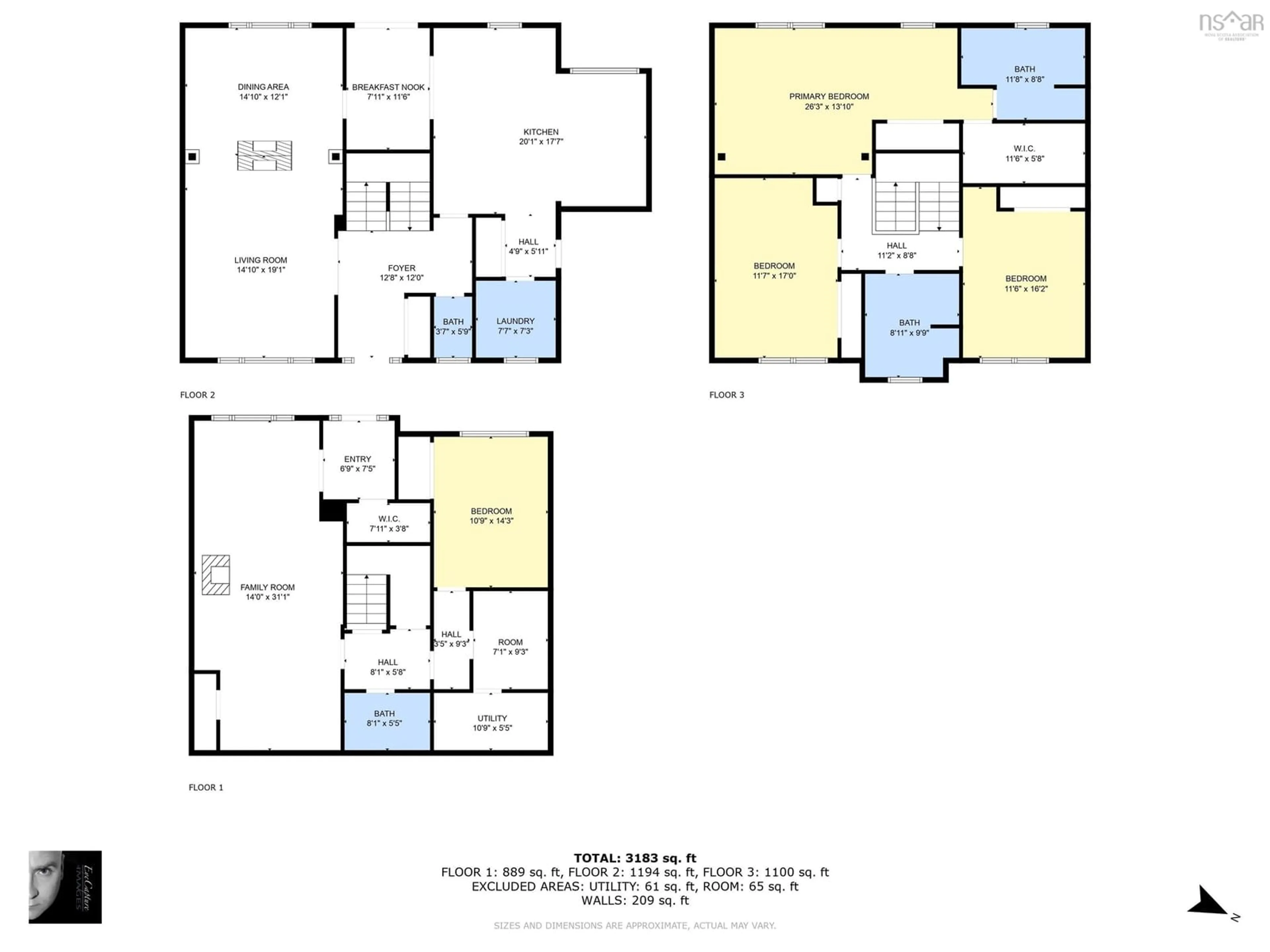 Floor plan for 153 Foster Ave, Fall River Nova Scotia B2T 1E7