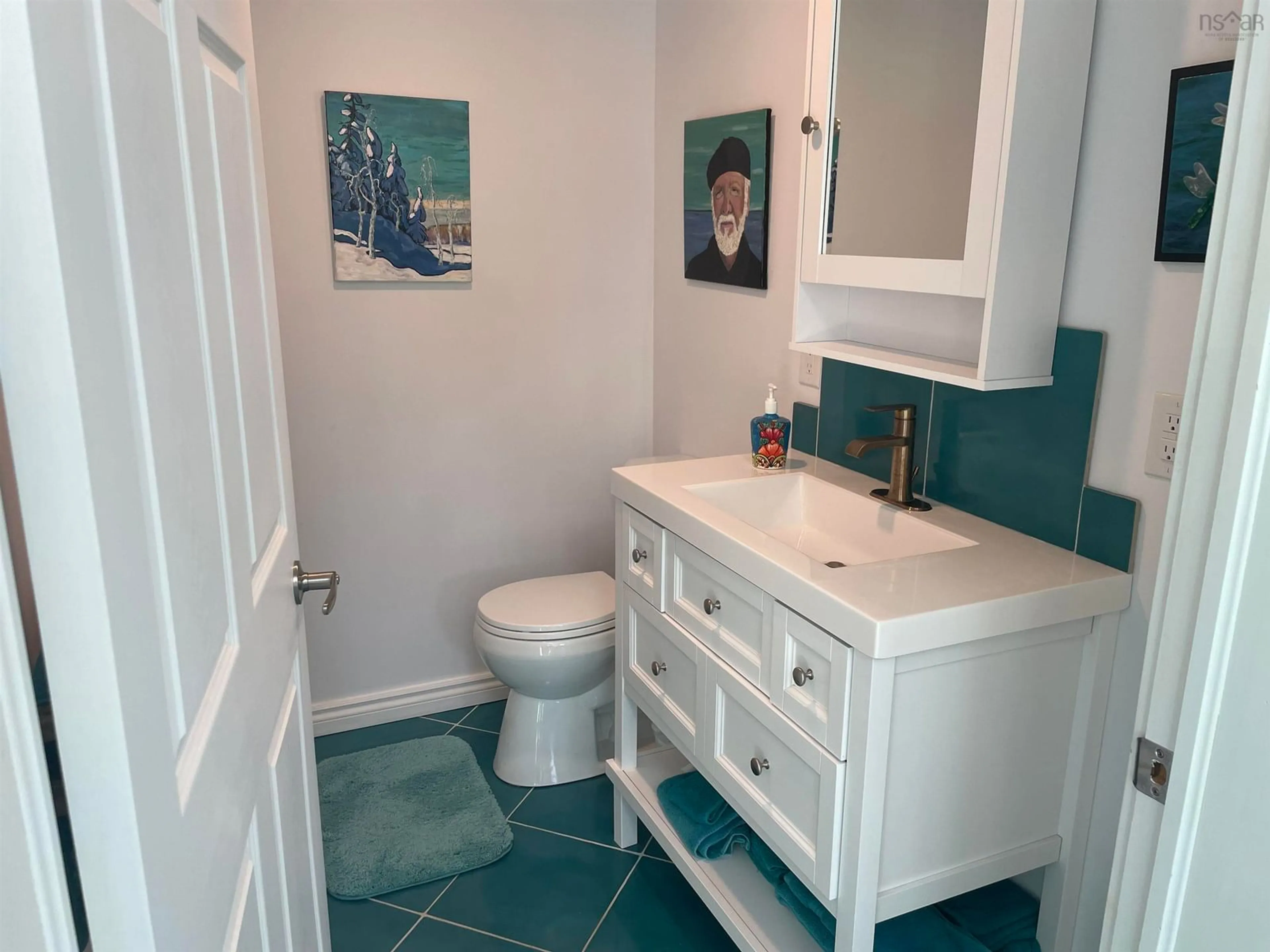 Standard bathroom, ceramic/tile floor for 3067 Highway 320, D'Escousse Nova Scotia B0E 1K0