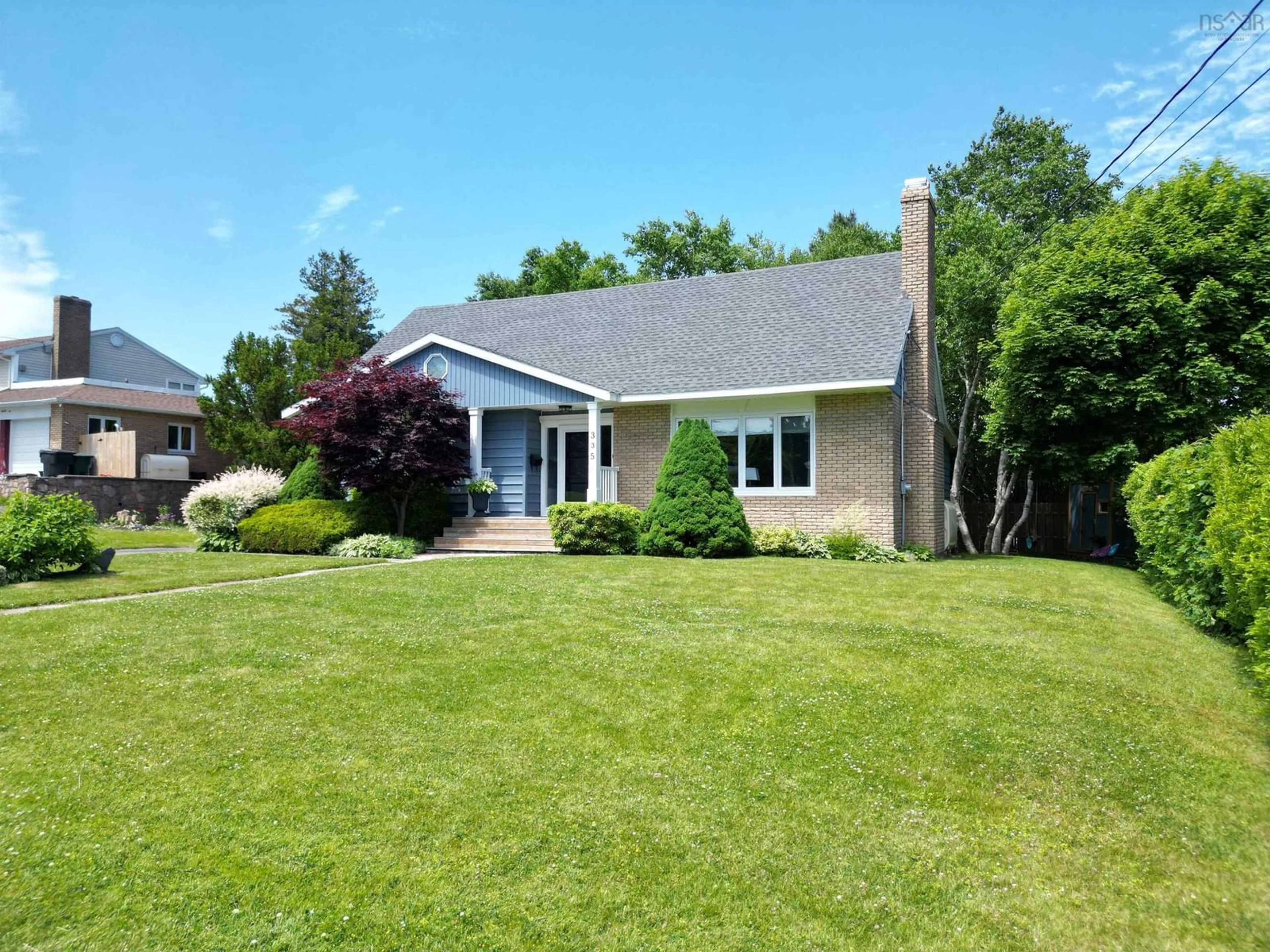 Home with vinyl exterior material, street for 335 Newlands Avenue, Sydney Nova Scotia B1S 1Z3