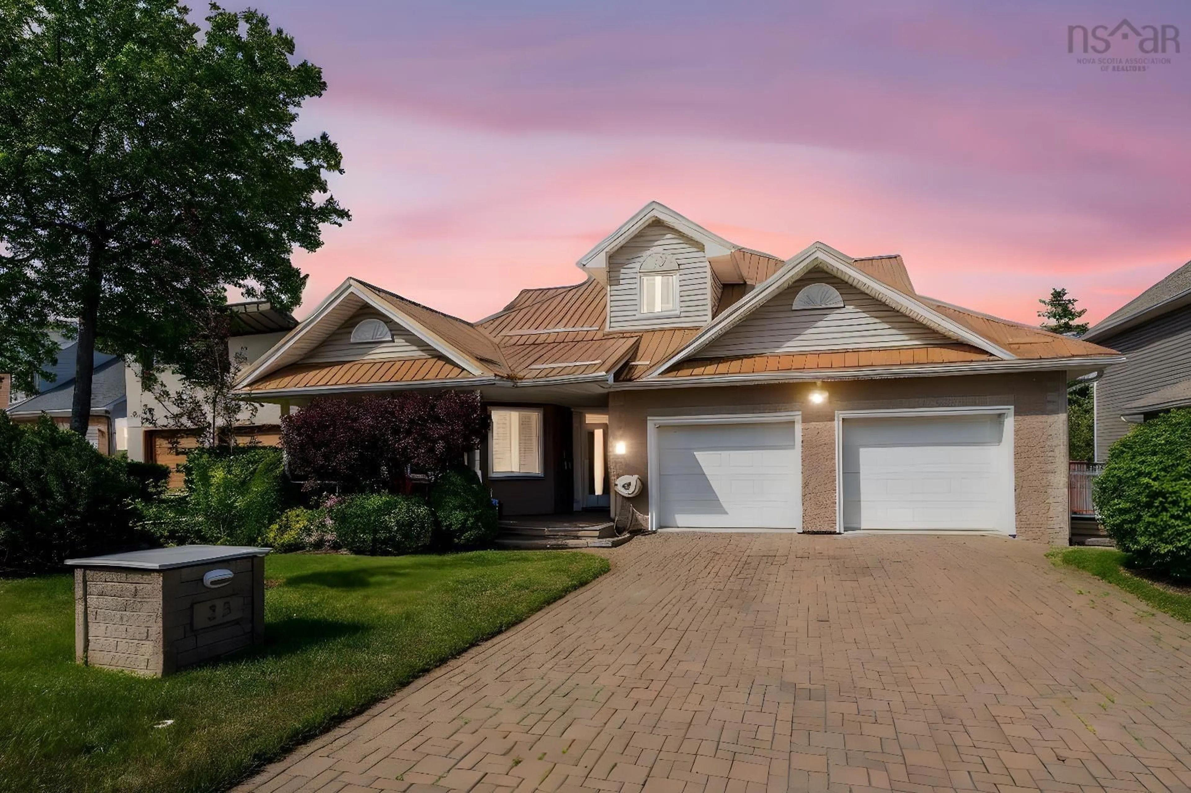 Home with brick exterior material, street for 35 Lakeshore Park Terr, Dartmouth Nova Scotia B3A 4Z4