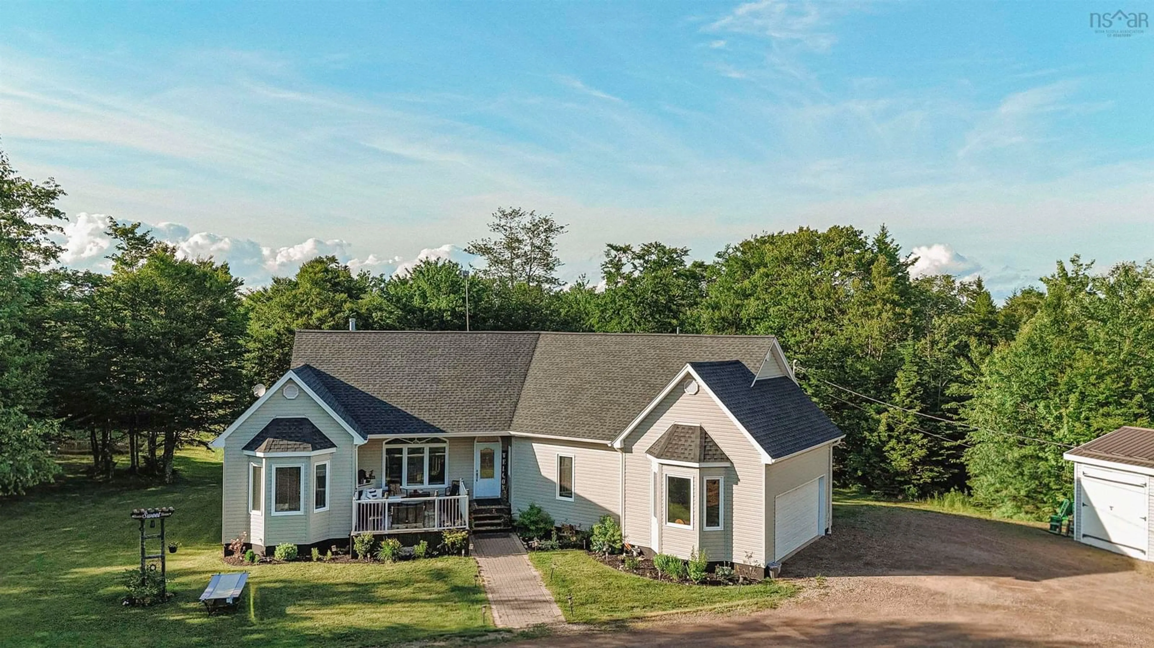 A pic from outside/outdoor area/front of a property/back of a property/a pic from drone, unknown for 11 Chalet Dr, Old Barns Nova Scotia B6L 1Z4