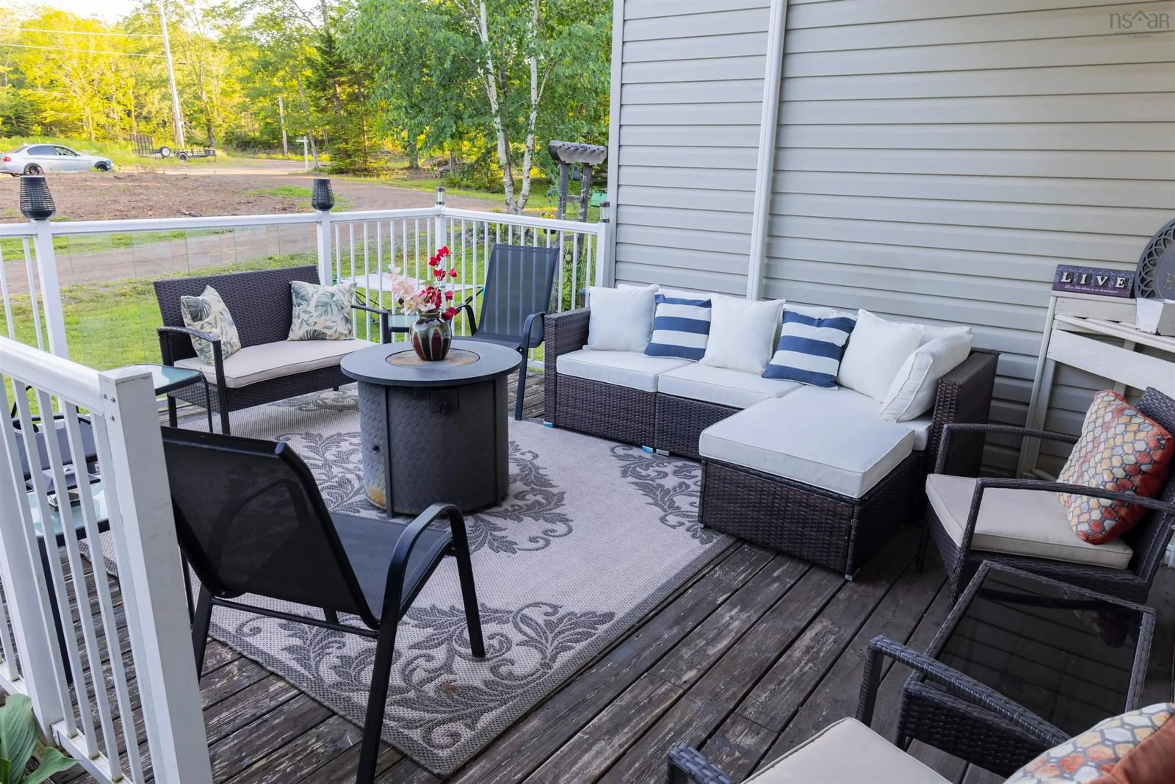 Patio, water/lake/river/ocean view for 11 Chalet Dr, Old Barns Nova Scotia B6L 1Z4