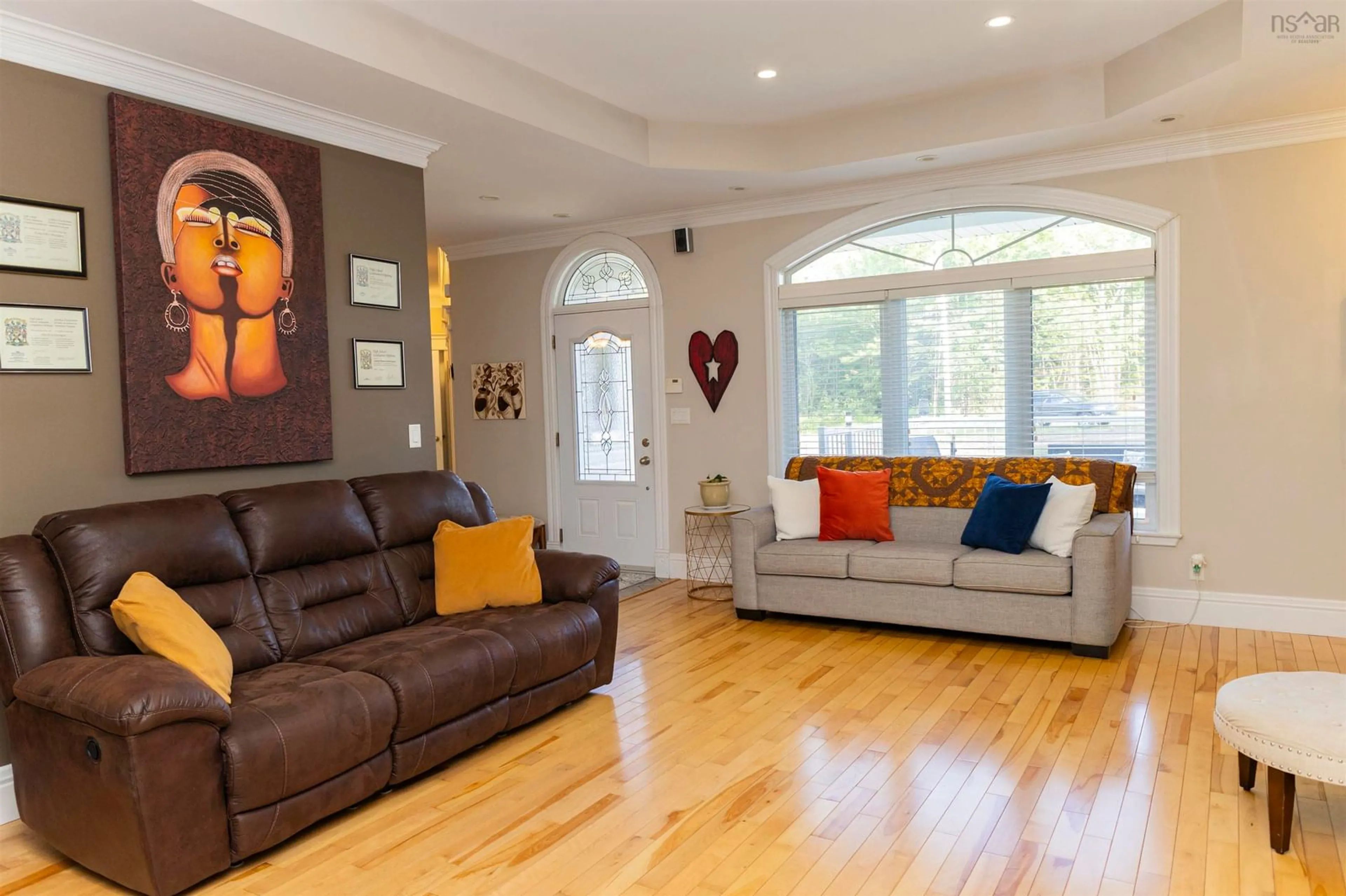 Living room with furniture, unknown for 11 Chalet Dr, Old Barns Nova Scotia B6L 1Z4