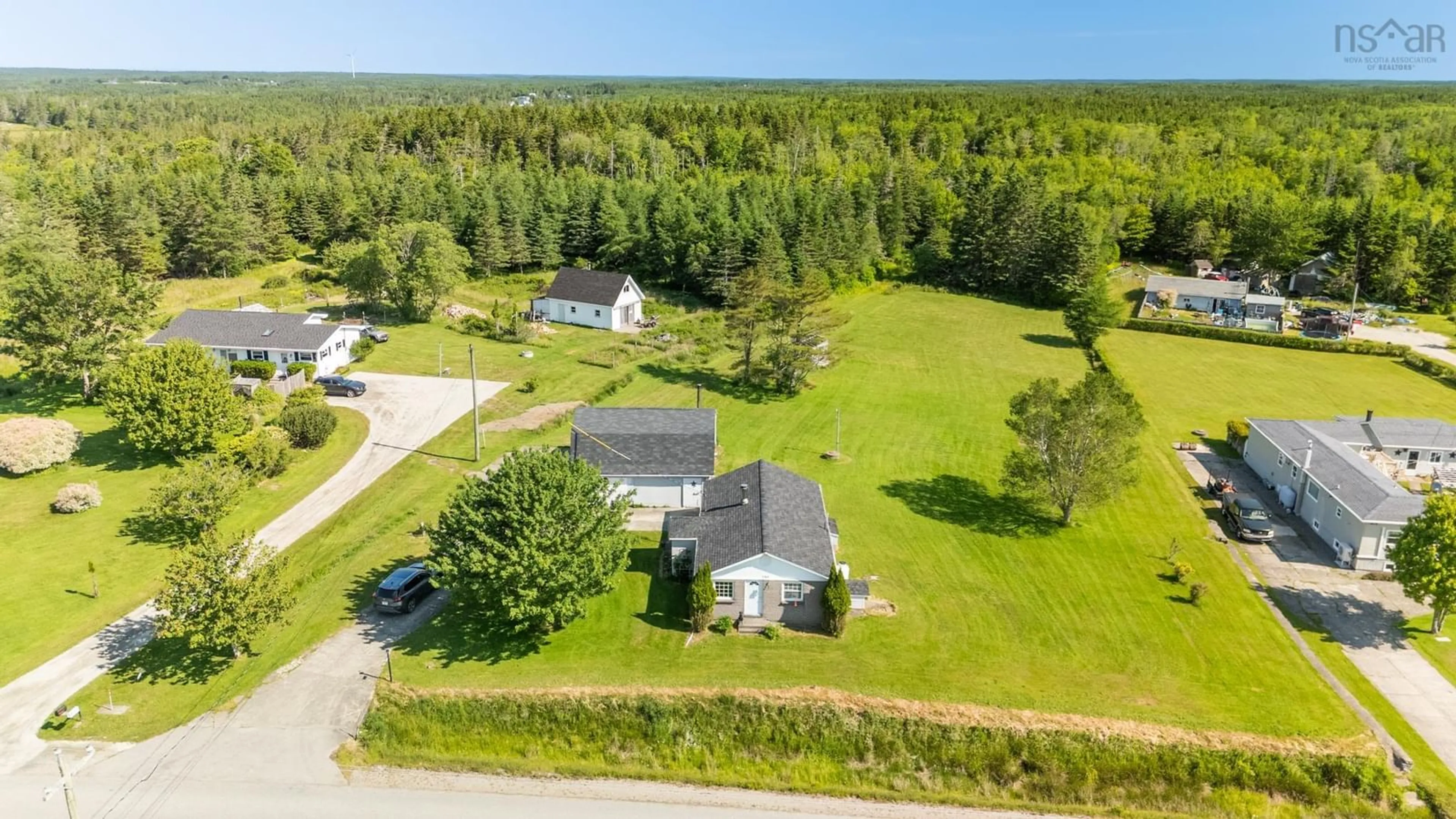 A pic from outside/outdoor area/front of a property/back of a property/a pic from drone, unknown for 288 Pitman Rd, South Ohio Nova Scotia B5A 5N2