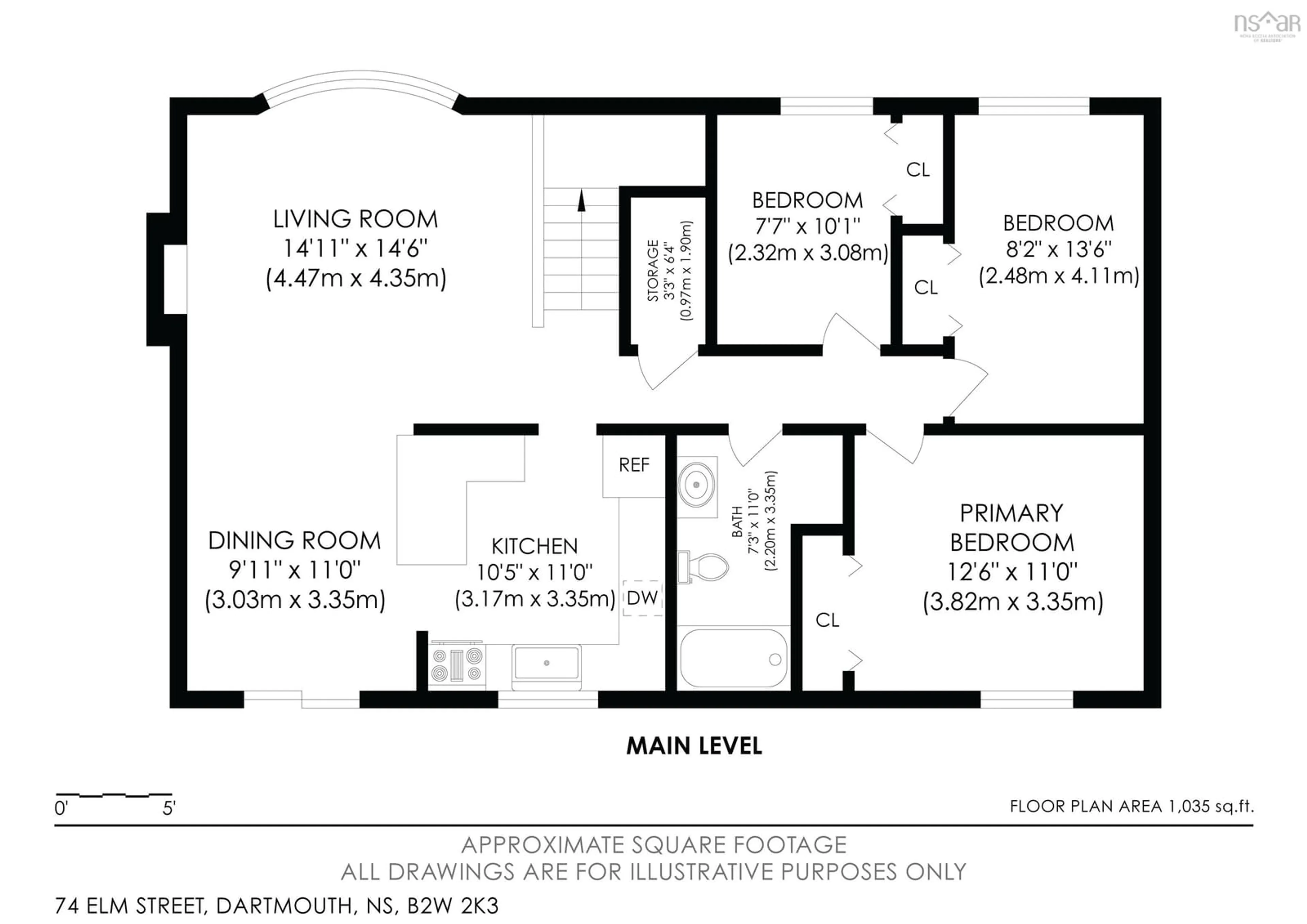 Floor plan for 74 Elm St, Cole Harbour Nova Scotia B2W 2K3