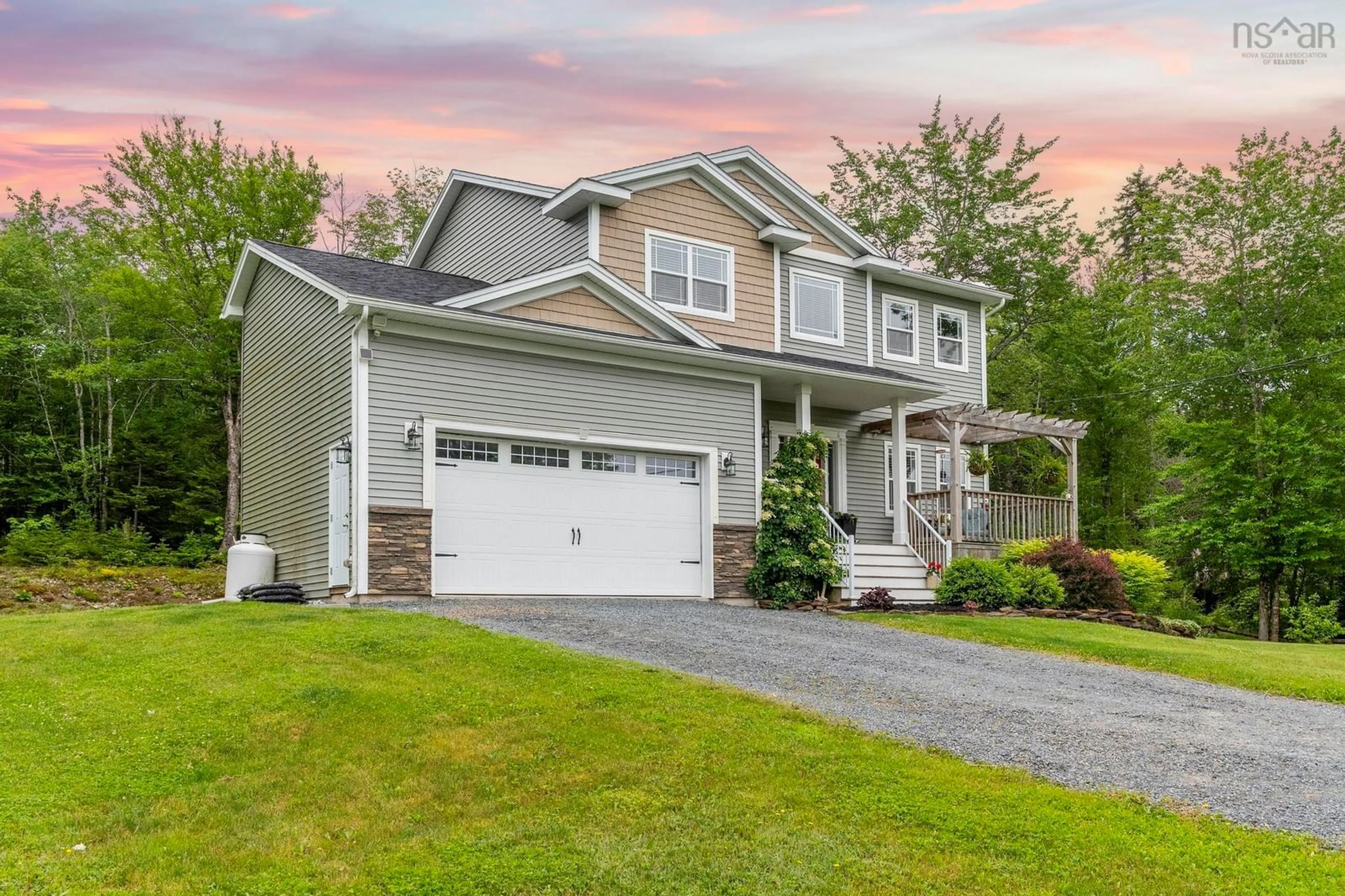 Home with vinyl exterior material, street for 29 Alaa Crt, Hammonds Plains Nova Scotia B4B 0J2