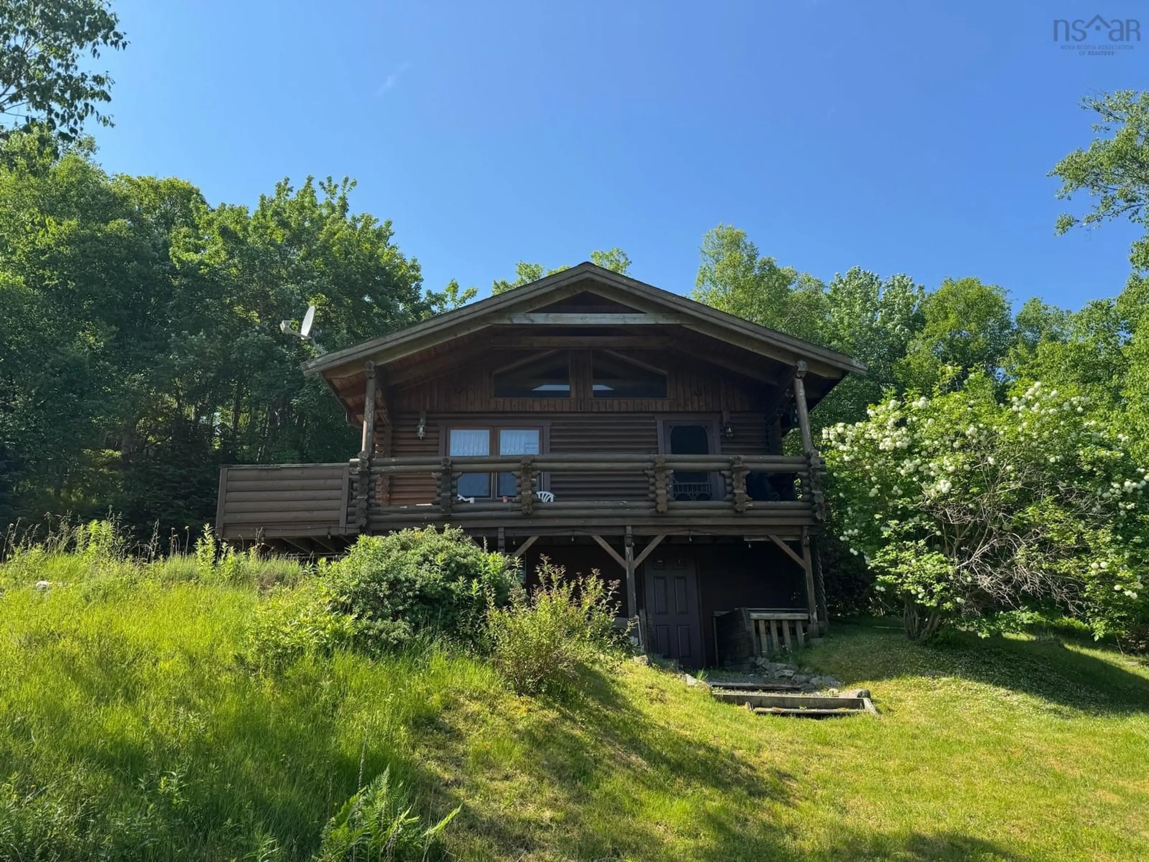 A pic from outside/outdoor area/front of a property/back of a property/a pic from drone, water/lake/river/ocean view for 46 Bavaria Lane, The Points West Bay Nova Scotia B0E 3B0