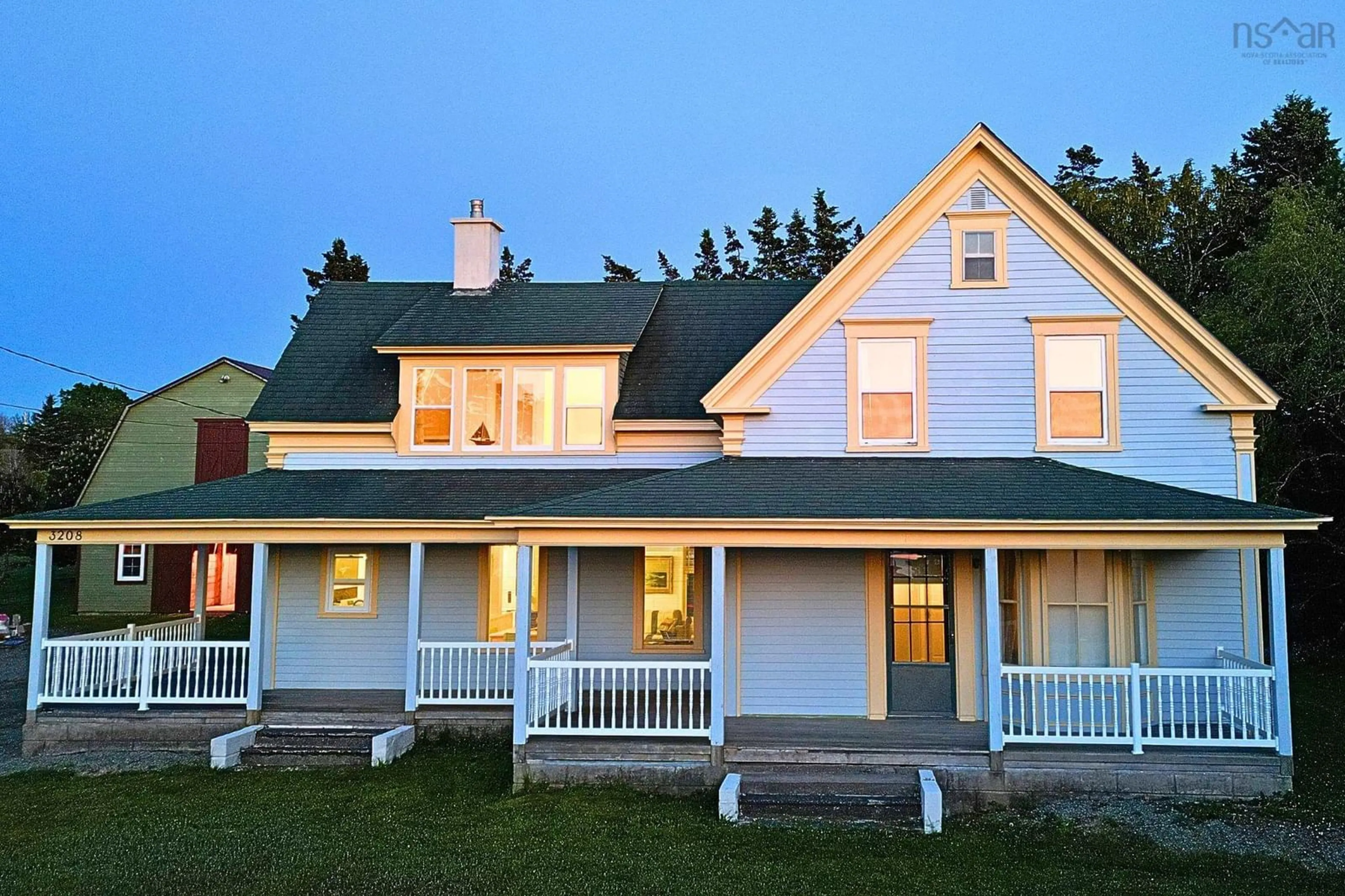 Home with vinyl exterior material, building for 3208 Highway 1, Belliveaus Cove Nova Scotia B0W 1J0