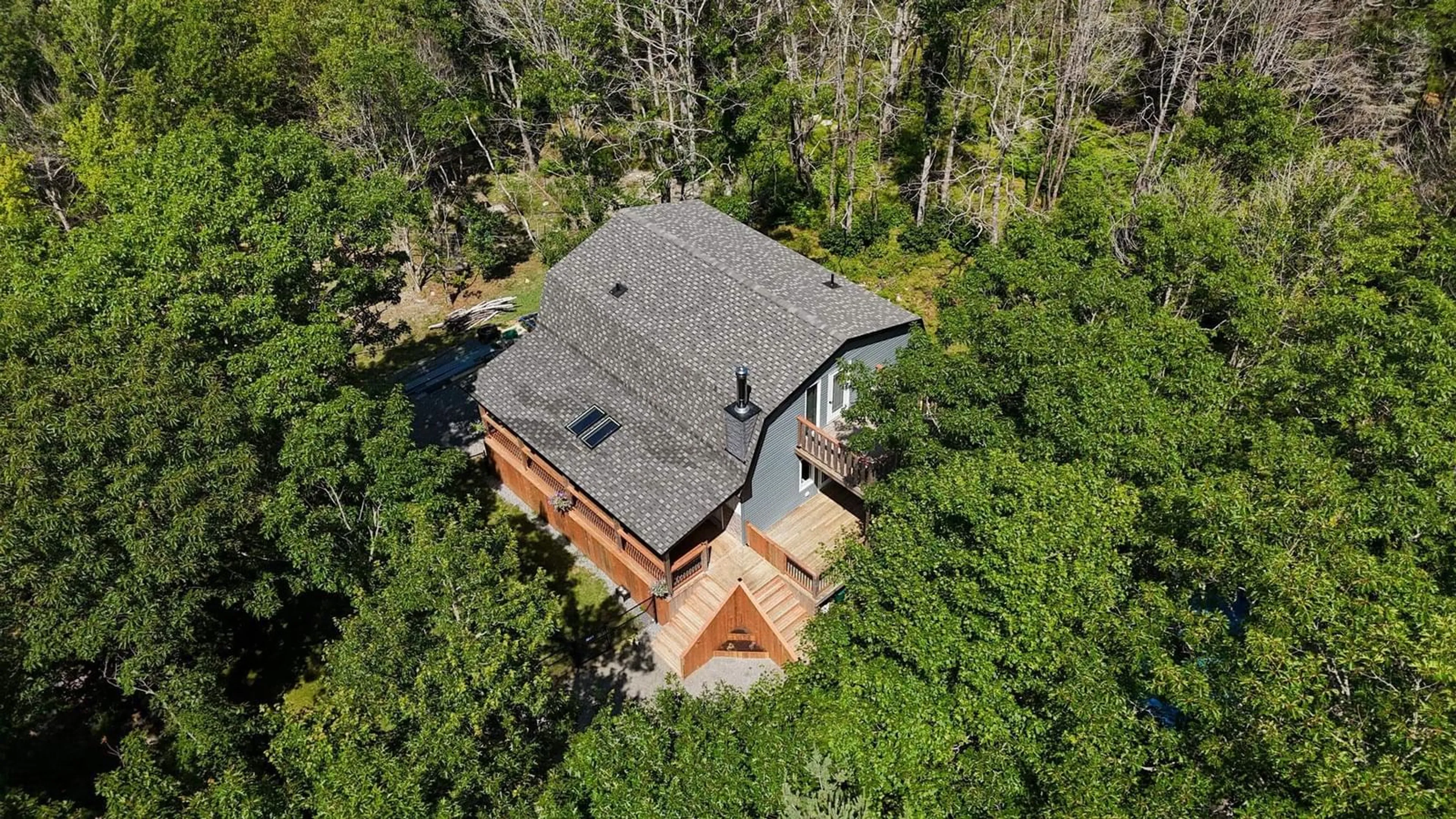 A pic from outside/outdoor area/front of a property/back of a property/a pic from drone, building for 67 Oak Lane, Clyde River Nova Scotia B0W 1R0