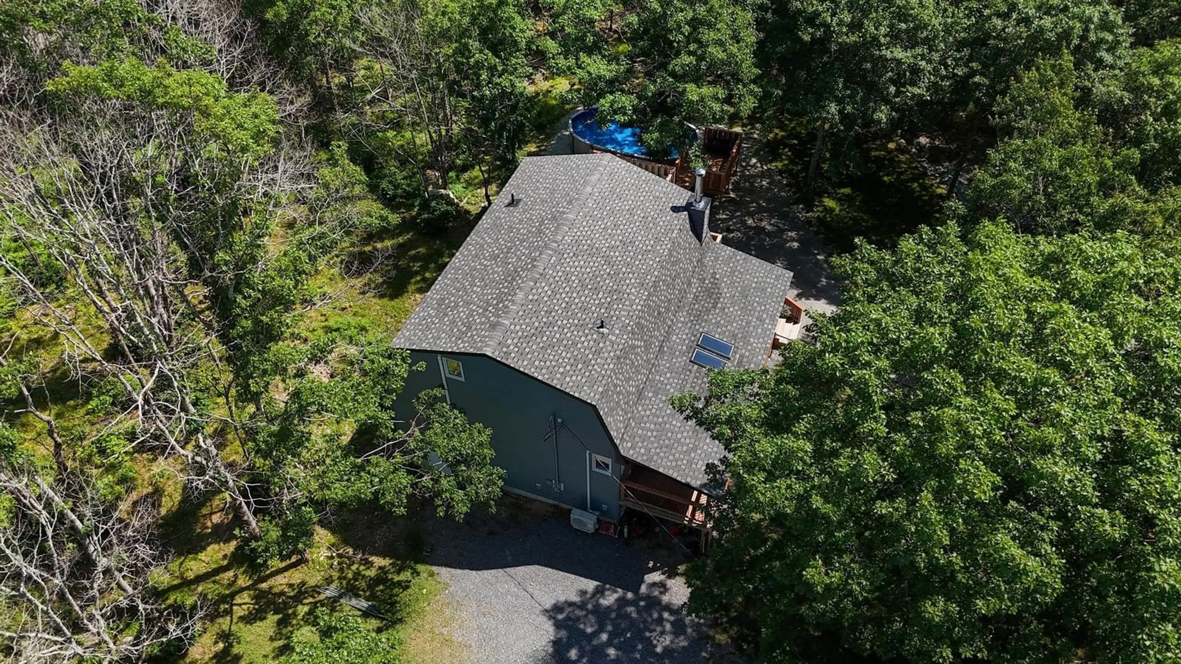 A pic from outside/outdoor area/front of a property/back of a property/a pic from drone, unknown for 67 Oak Lane, Clyde River Nova Scotia B0W 1R0