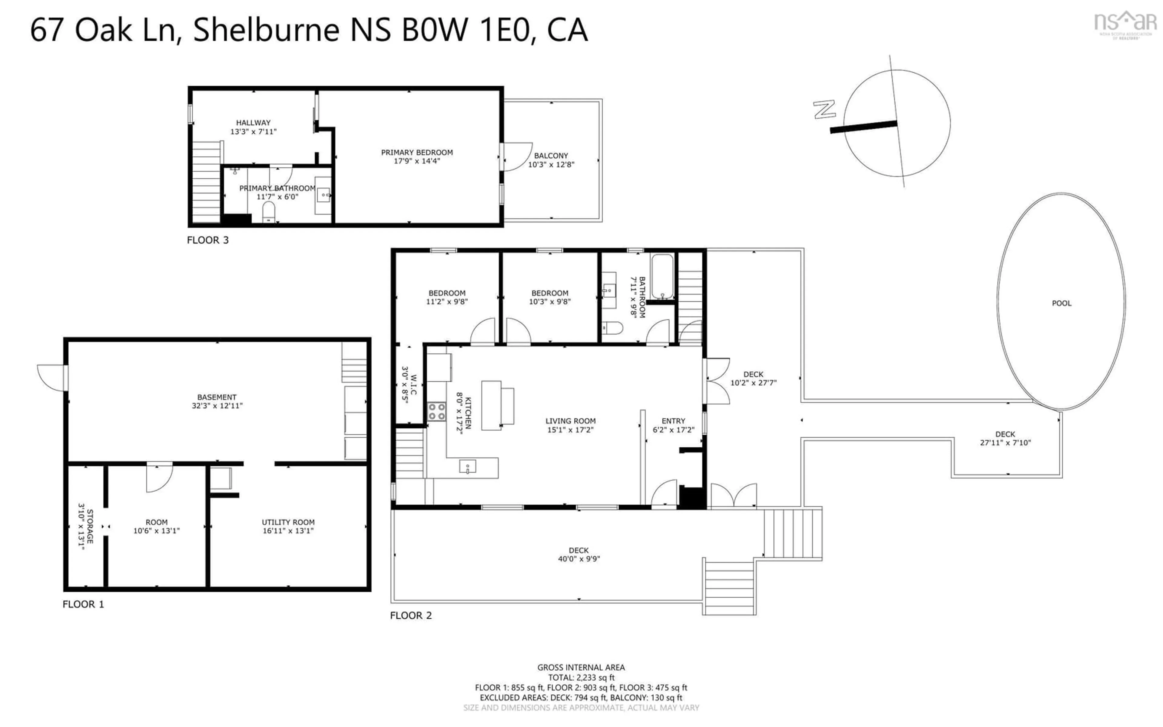 Floor plan for 67 Oak Lane, Clyde River Nova Scotia B0W 1R0