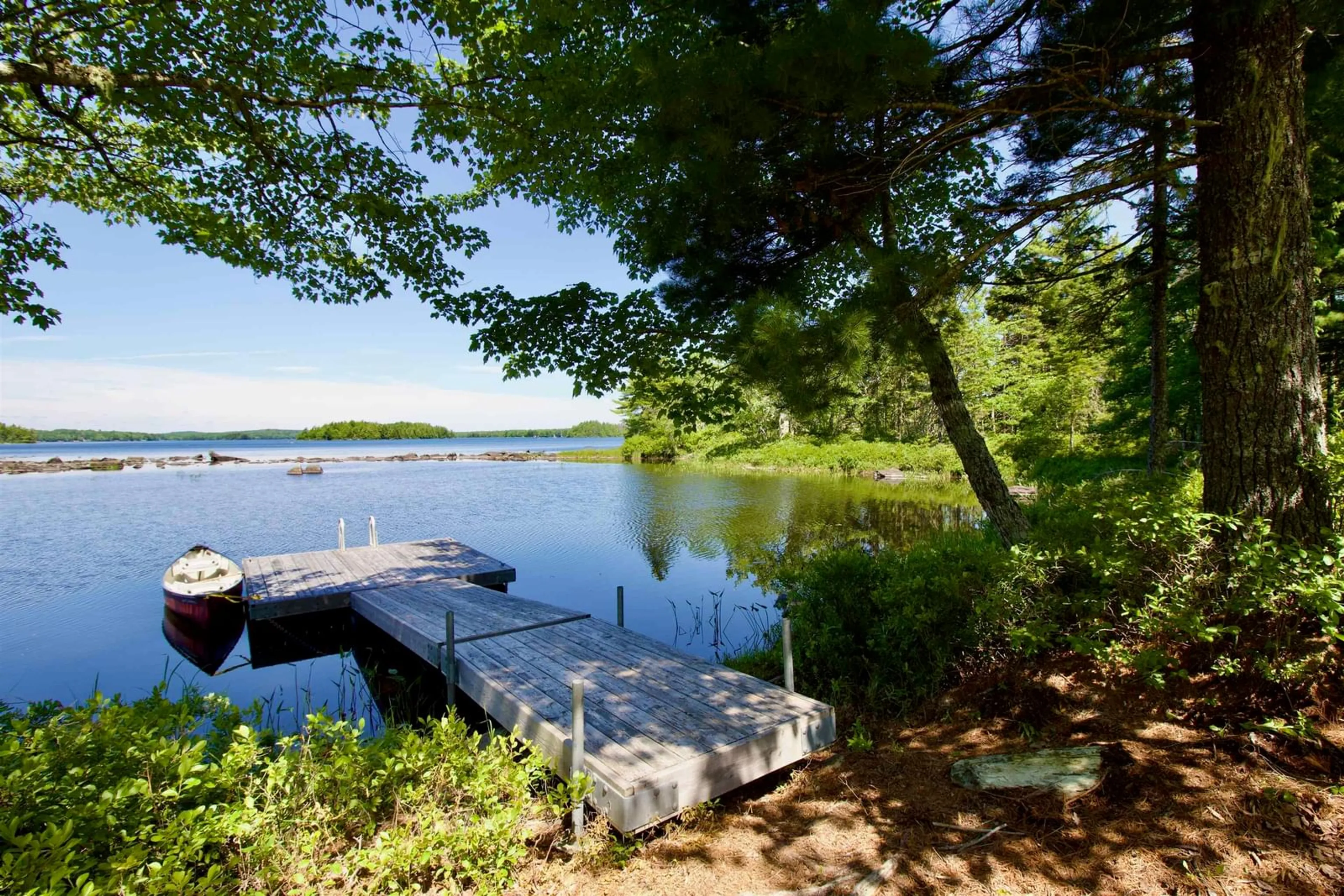 Patio, water/lake/river/ocean view for 216 Heron Rd, Upper Branch Nova Scotia B4V 4X4