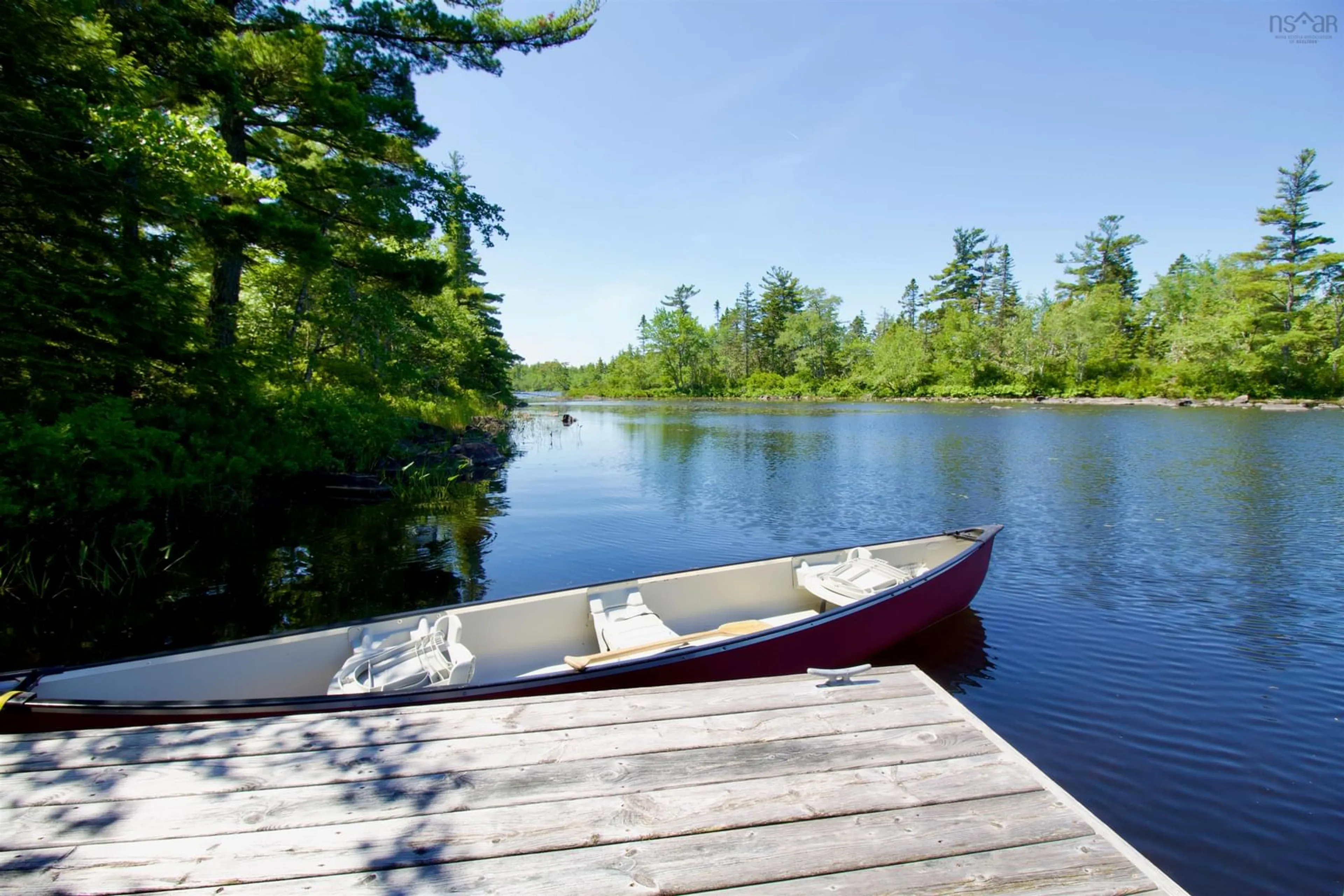 Patio, water/lake/river/ocean view for 216 Heron Rd, Upper Branch Nova Scotia B4V 4X4
